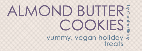 Recipes: almond butter cookies