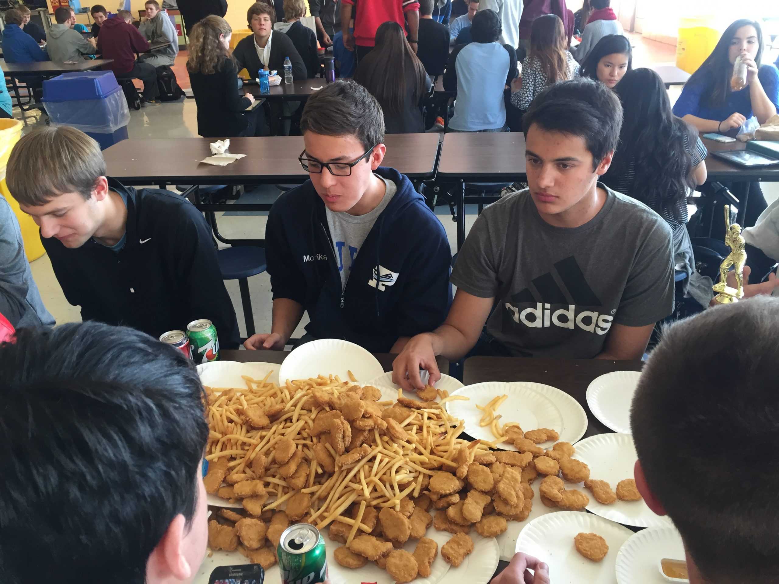 "17,000 calories, 1 bond."
