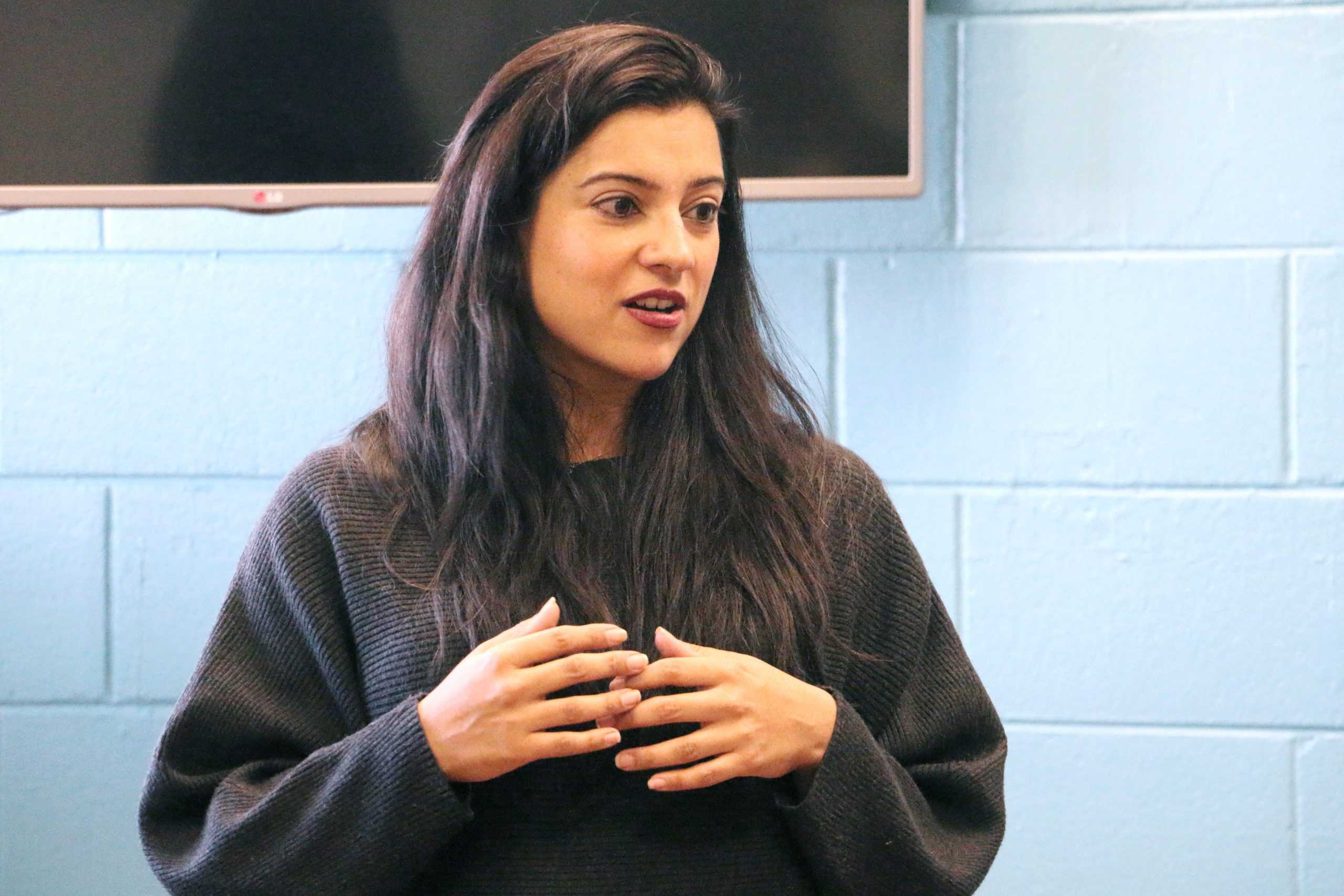 Girls Who Code Founder, CEO speaks to students