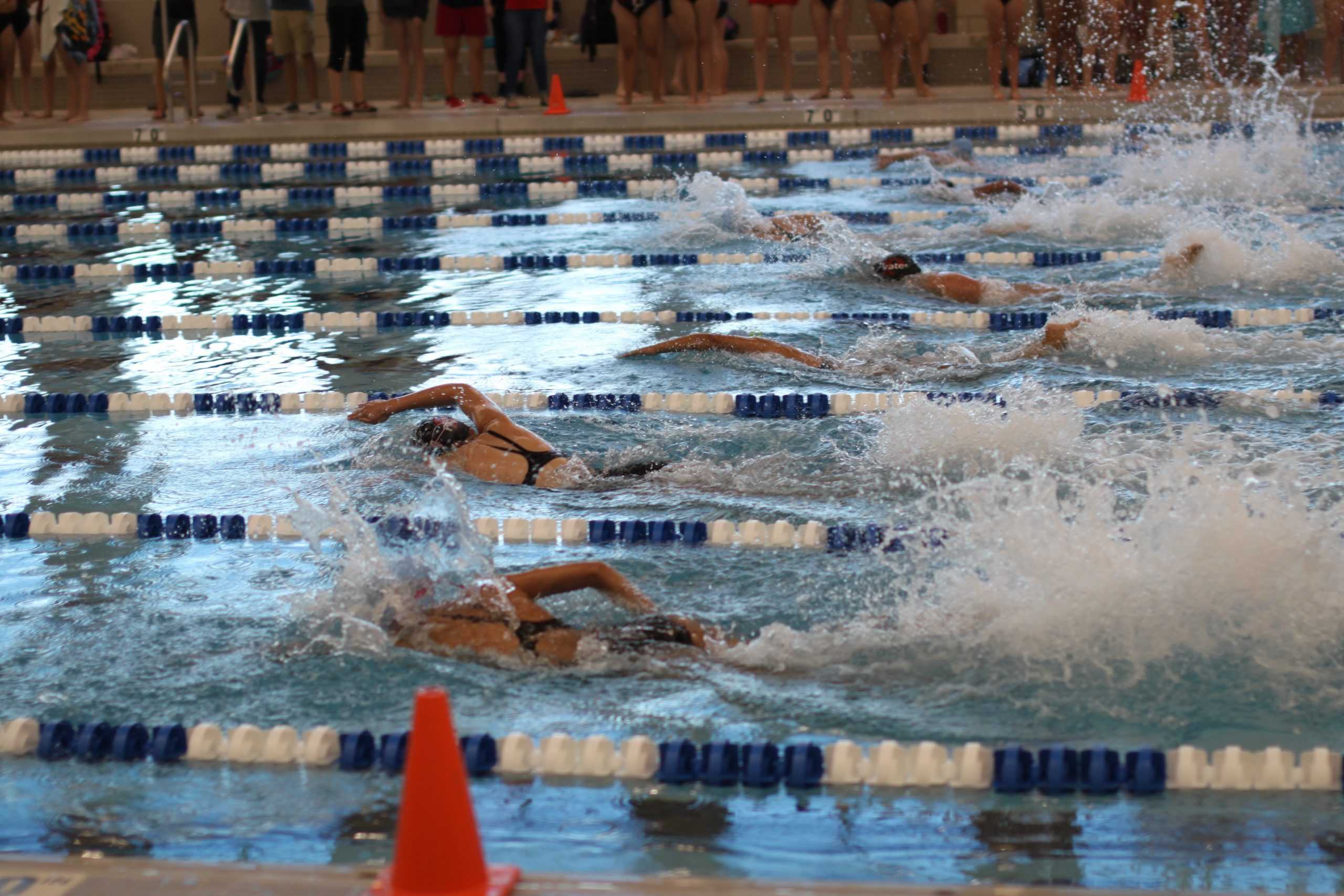 Girls’ swimming beats Conant in first ever meet at Prospect