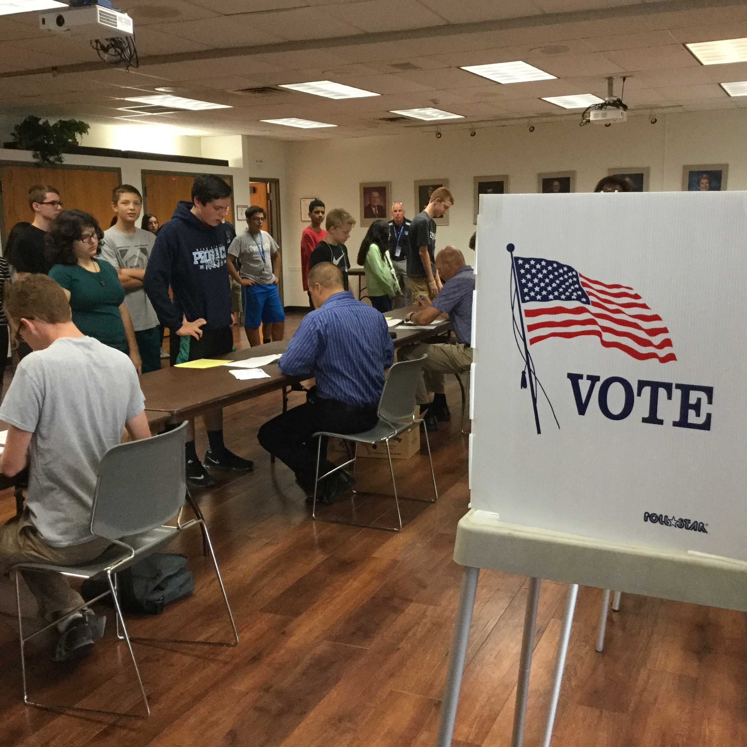 Election arrives early for students