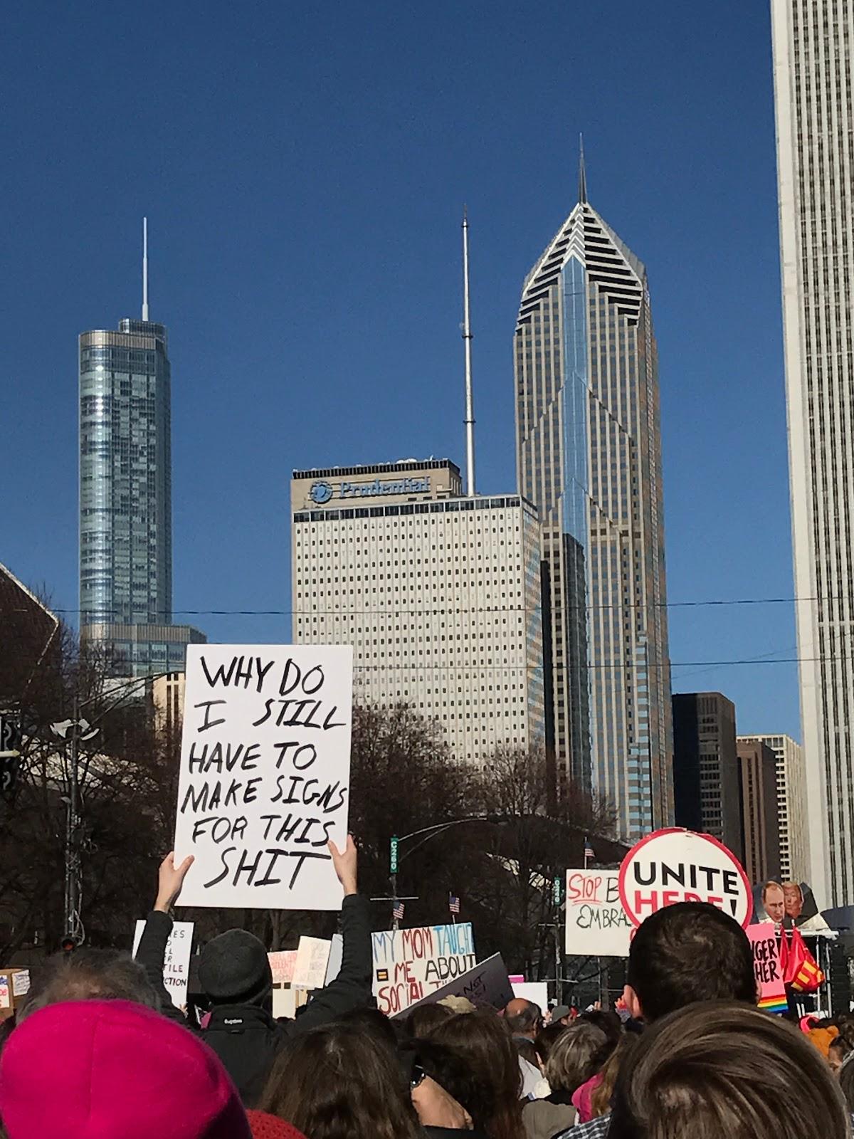PHOTO ALBUM: Women's march Chicago