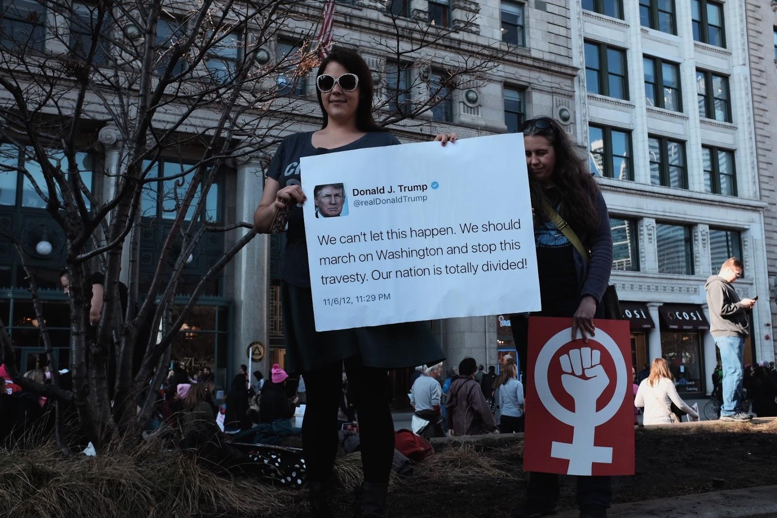 PHOTO ALBUM: Women's march Chicago