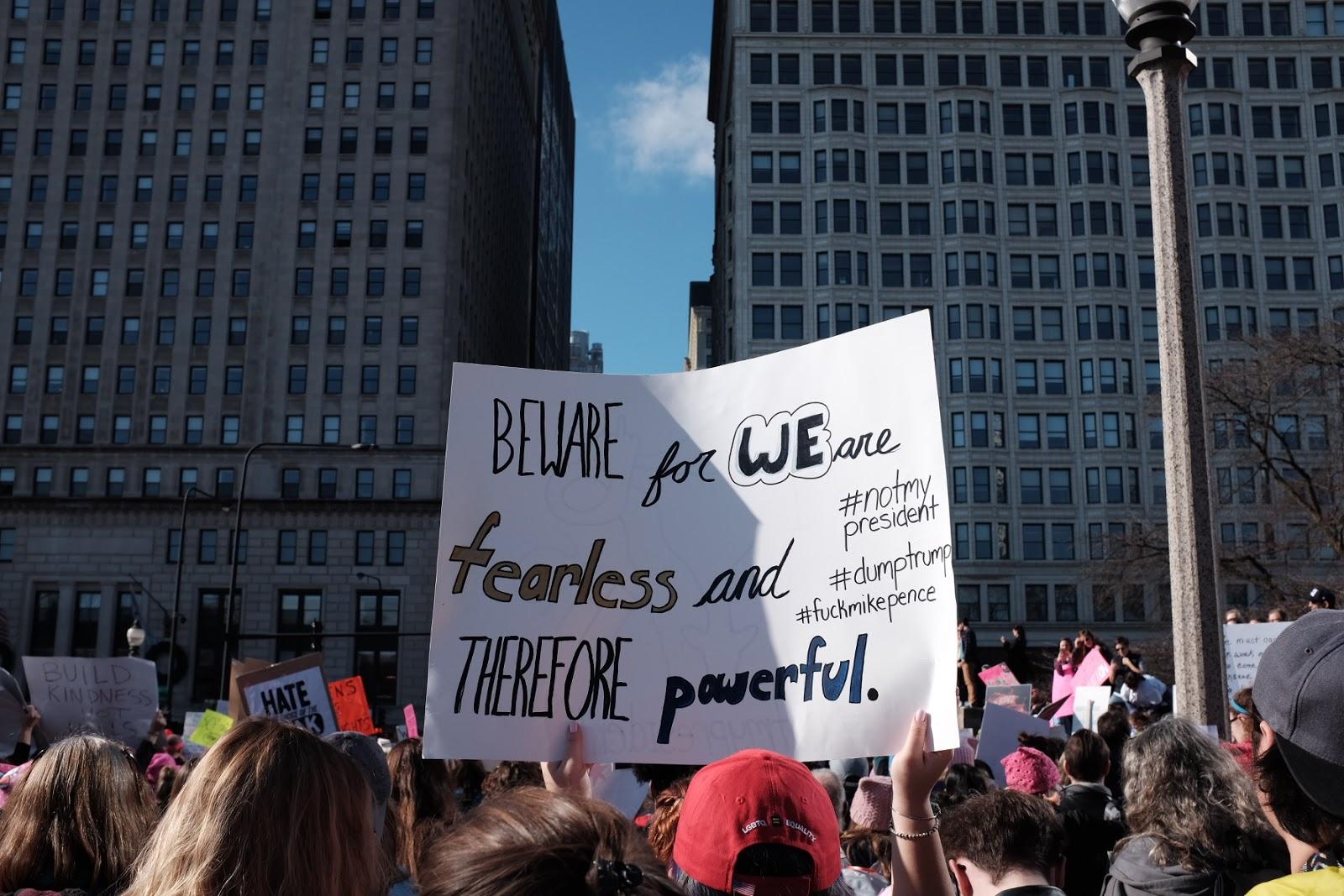 PHOTO ALBUM: Women's march Chicago
