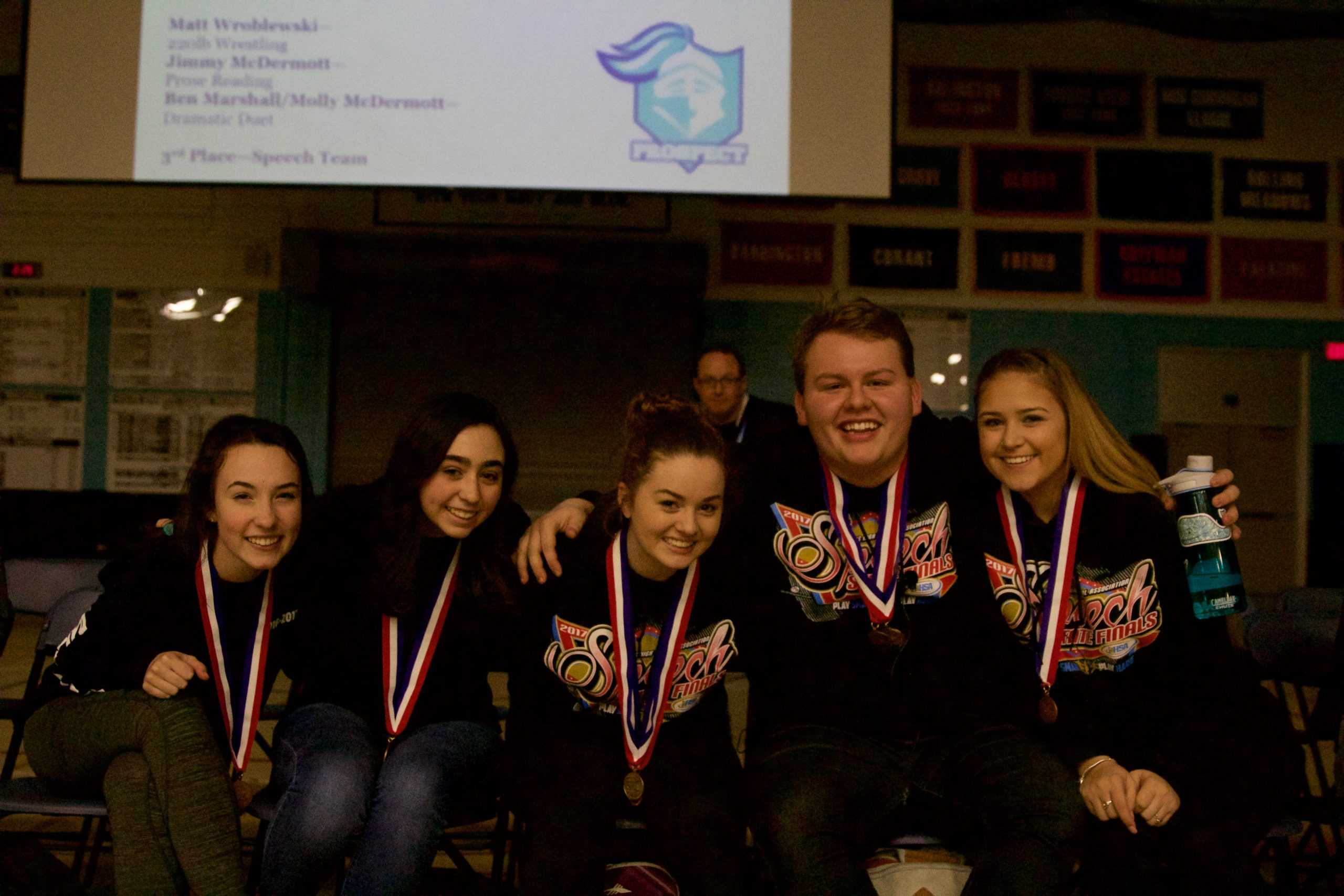 PHOTO ALBUM: Wrestling, speech team recognized for state at assembly