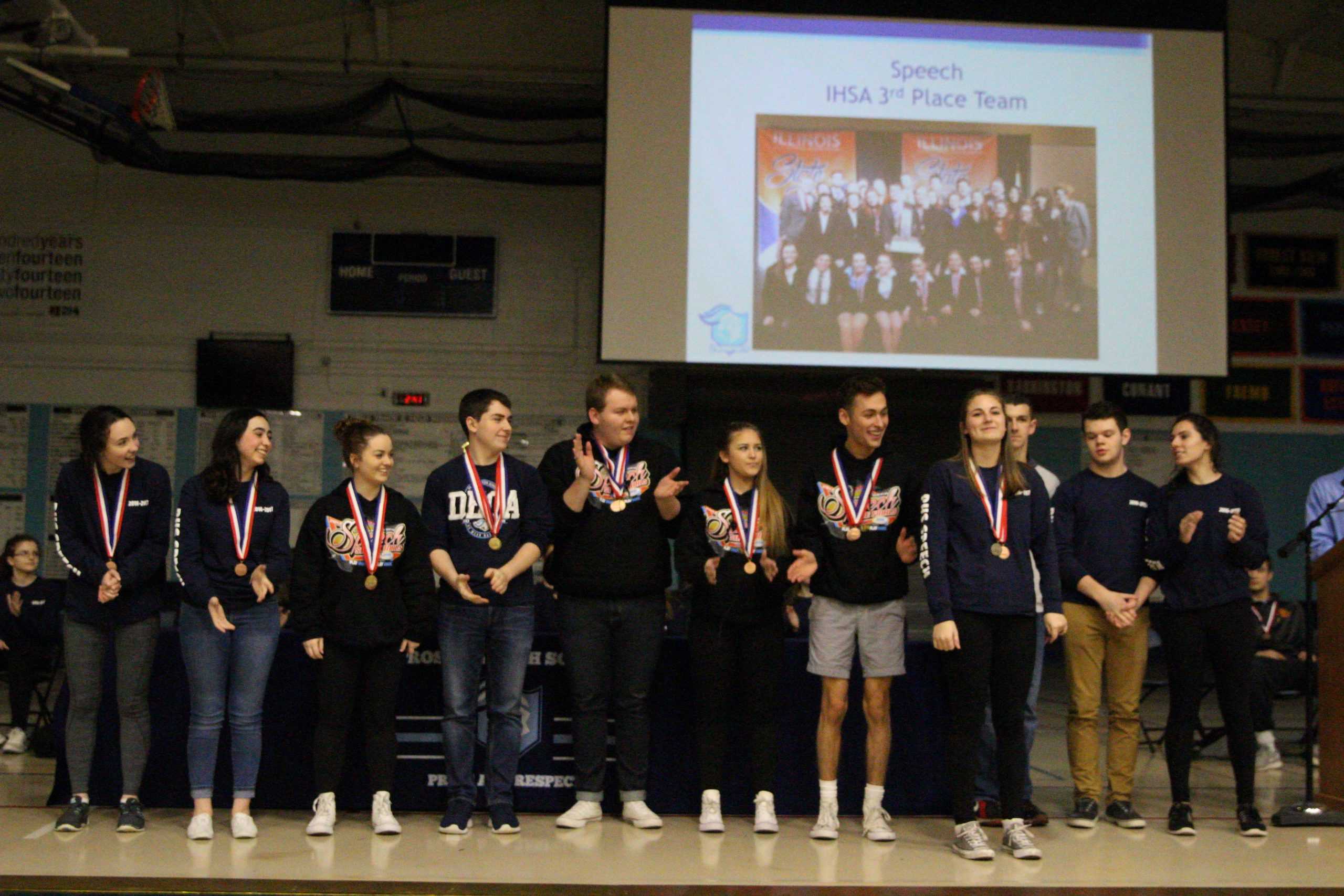 PHOTO ALBUM: Wrestling, speech team recognized for state at assembly