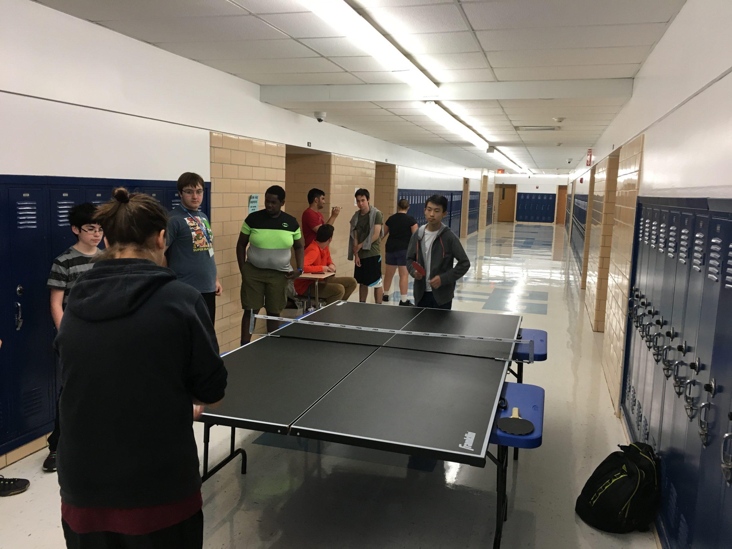 Ping pong club hosts first meeting