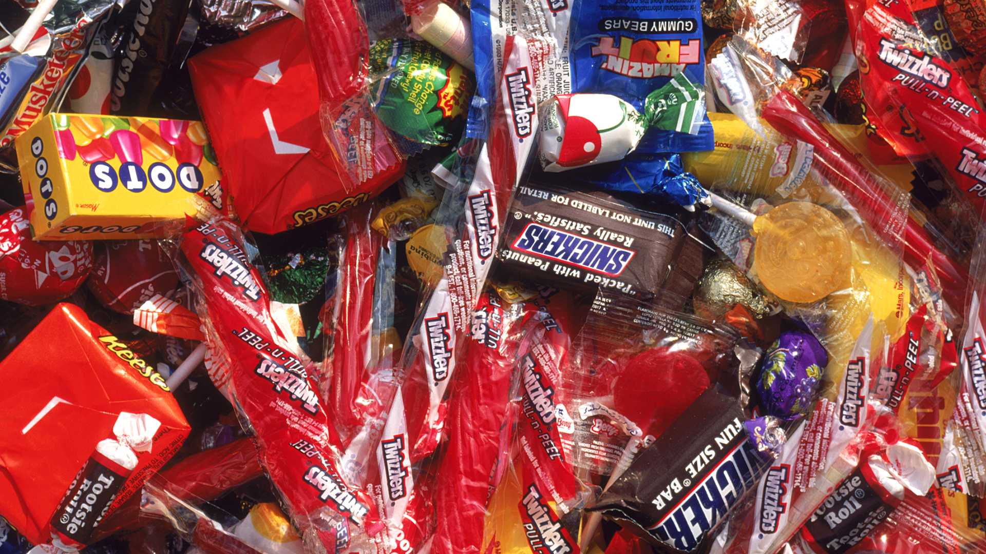 Assortment of candy