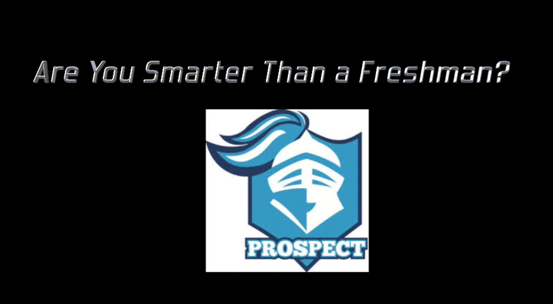 Are you smarter than a freshman? Week 2