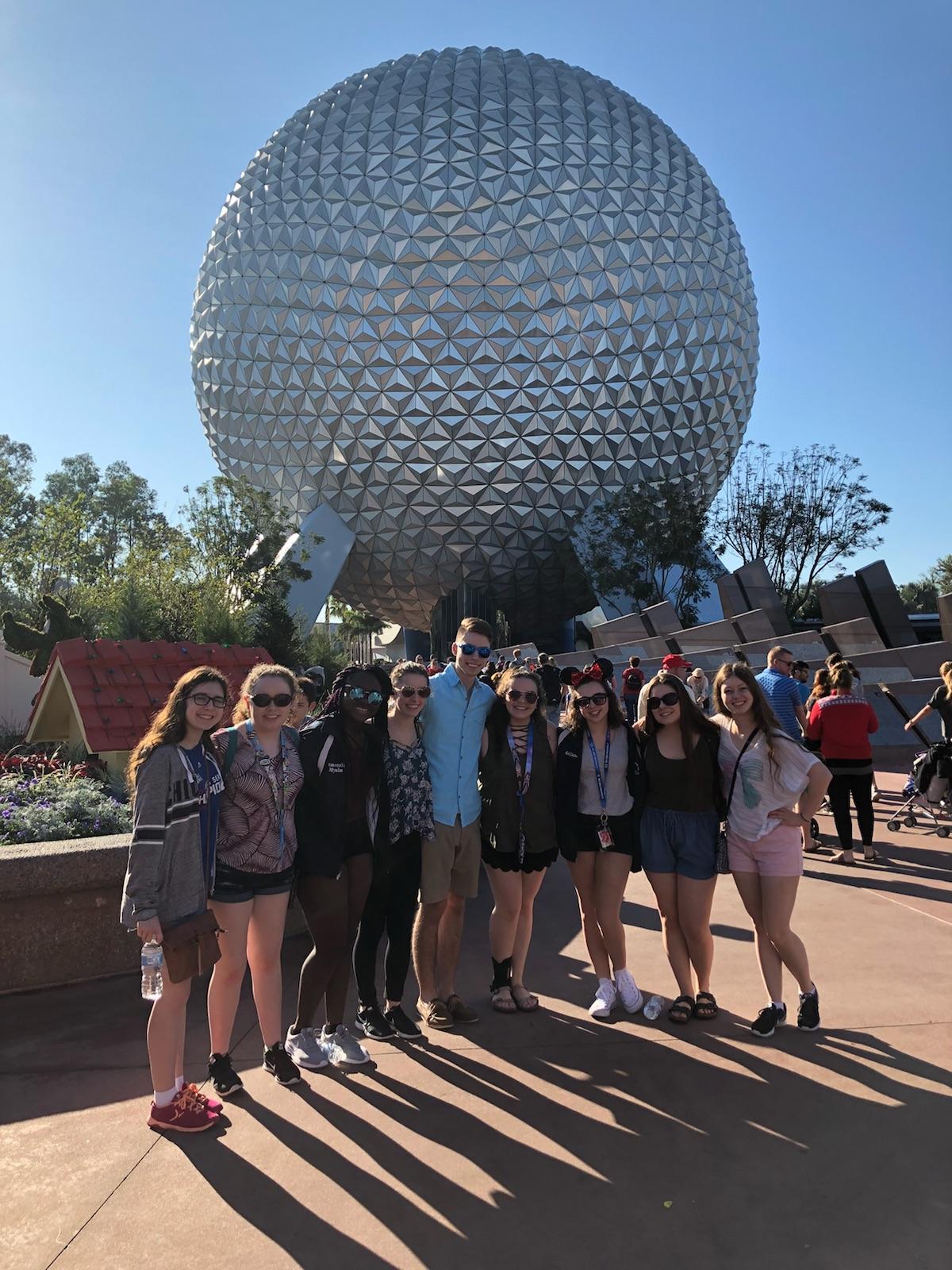 Choir sings at "the most magical place on earth"