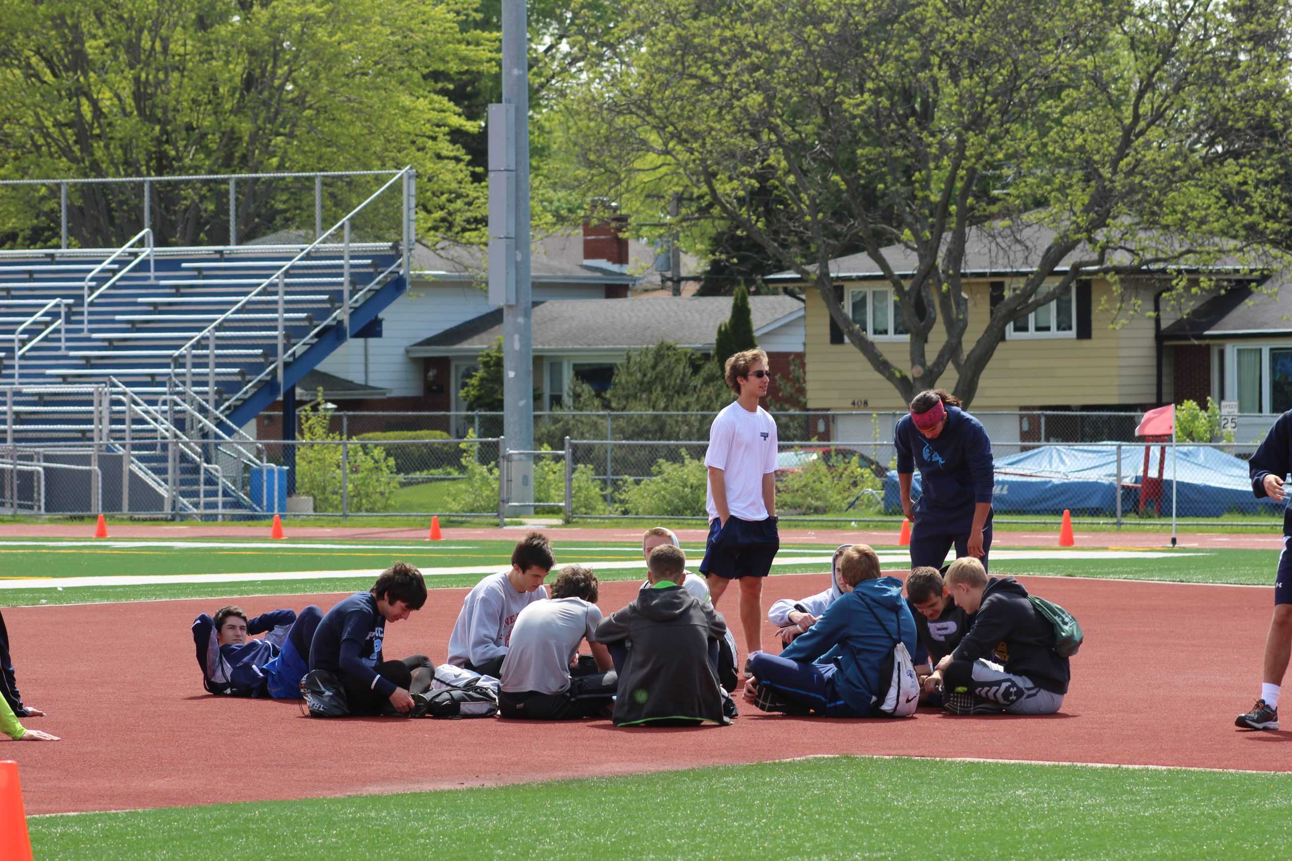 Boys' Track places third at indoor conference meet