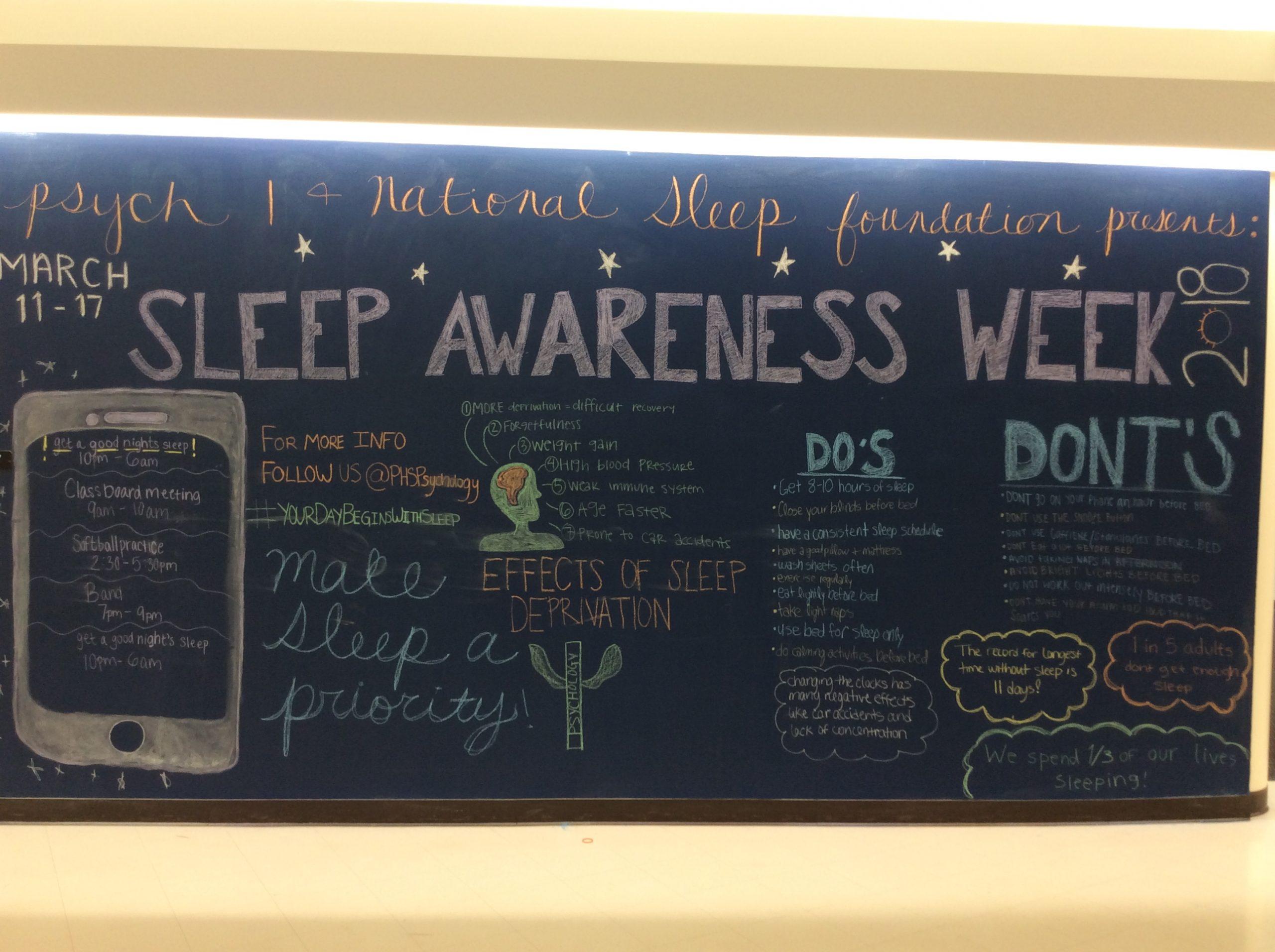 Psychology celebrates National Sleep Awareness Week