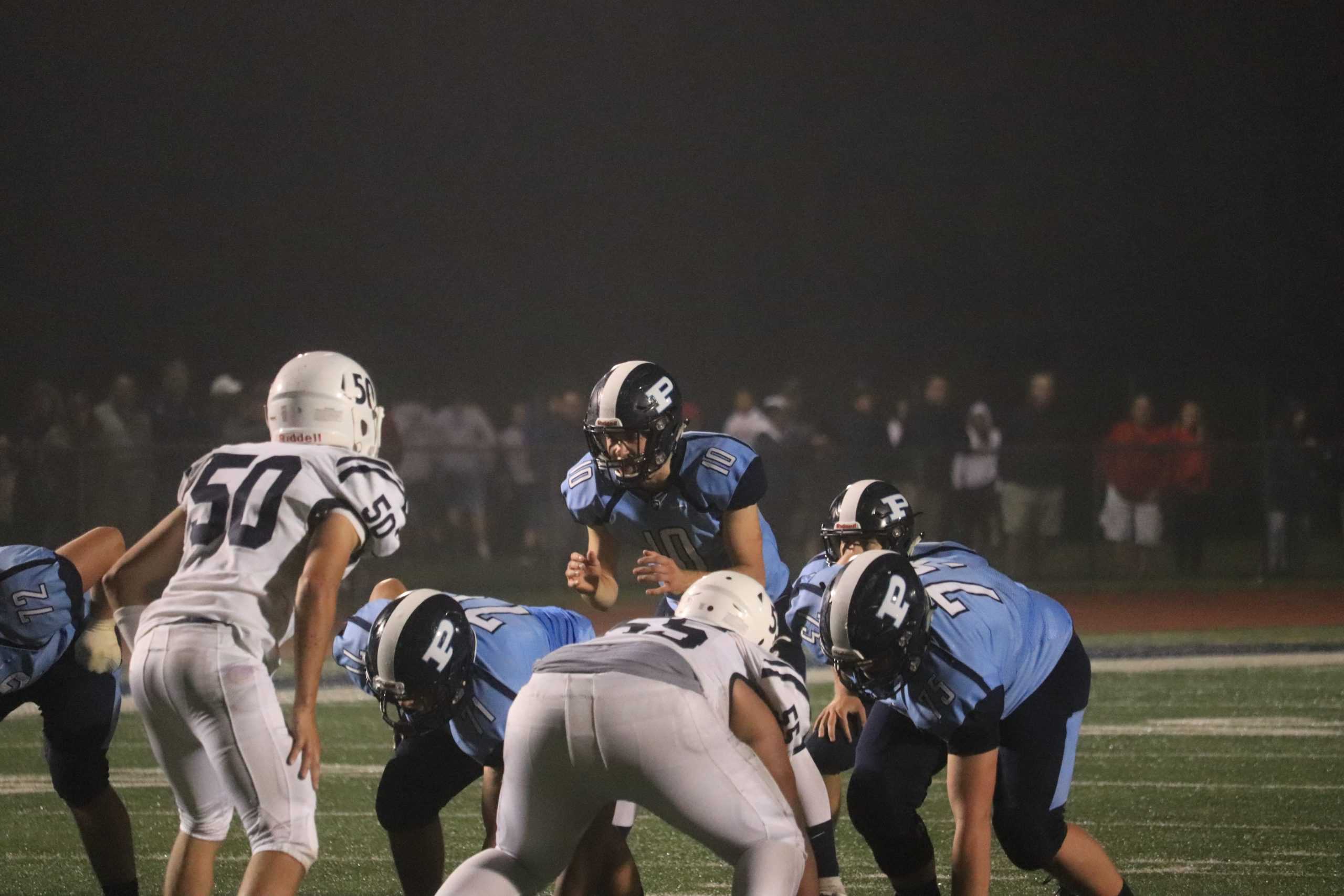 Strong first half helps football knock off Deerfield