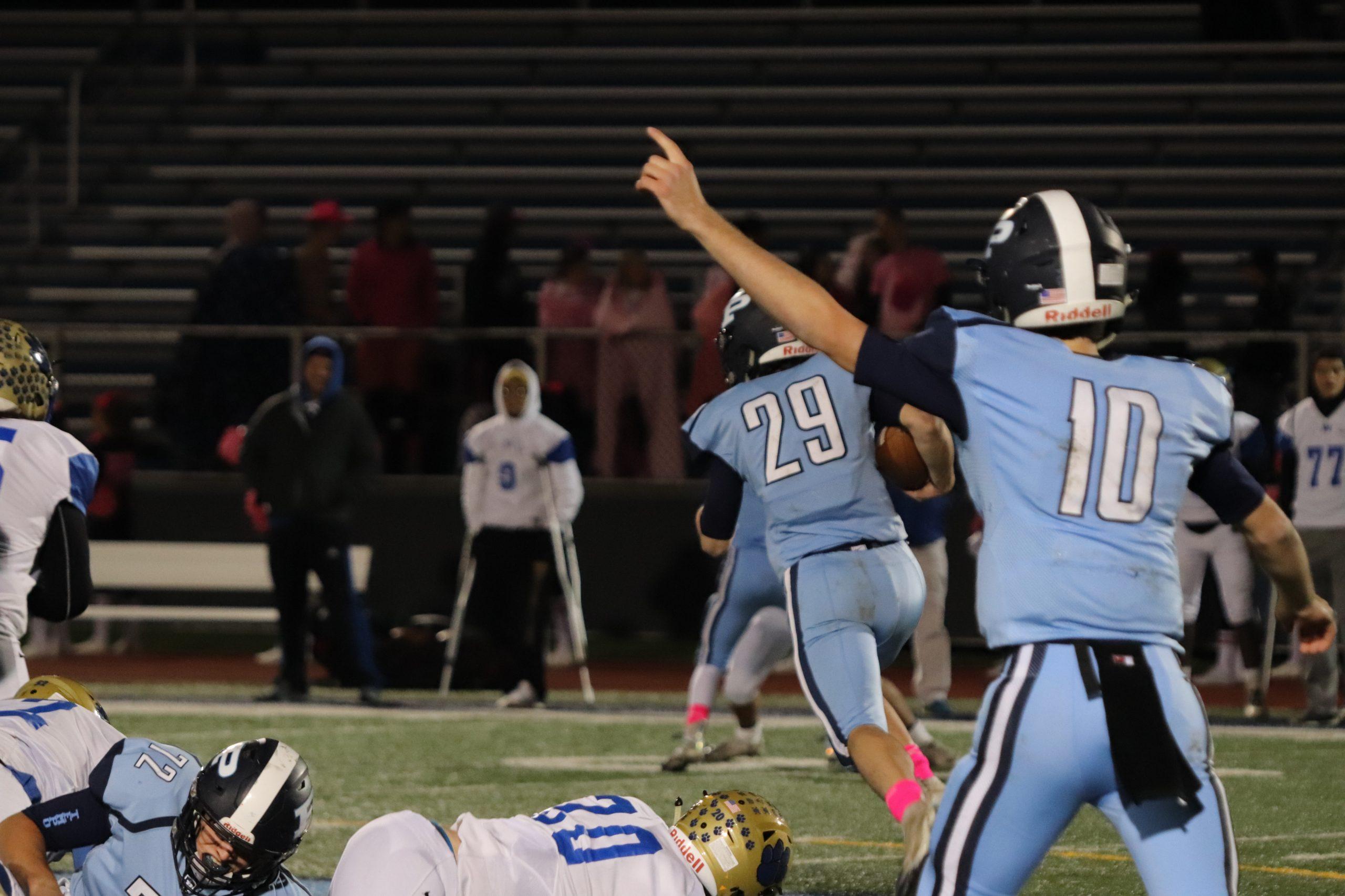 Football becomes playoff eligible after victory against Elk Grove