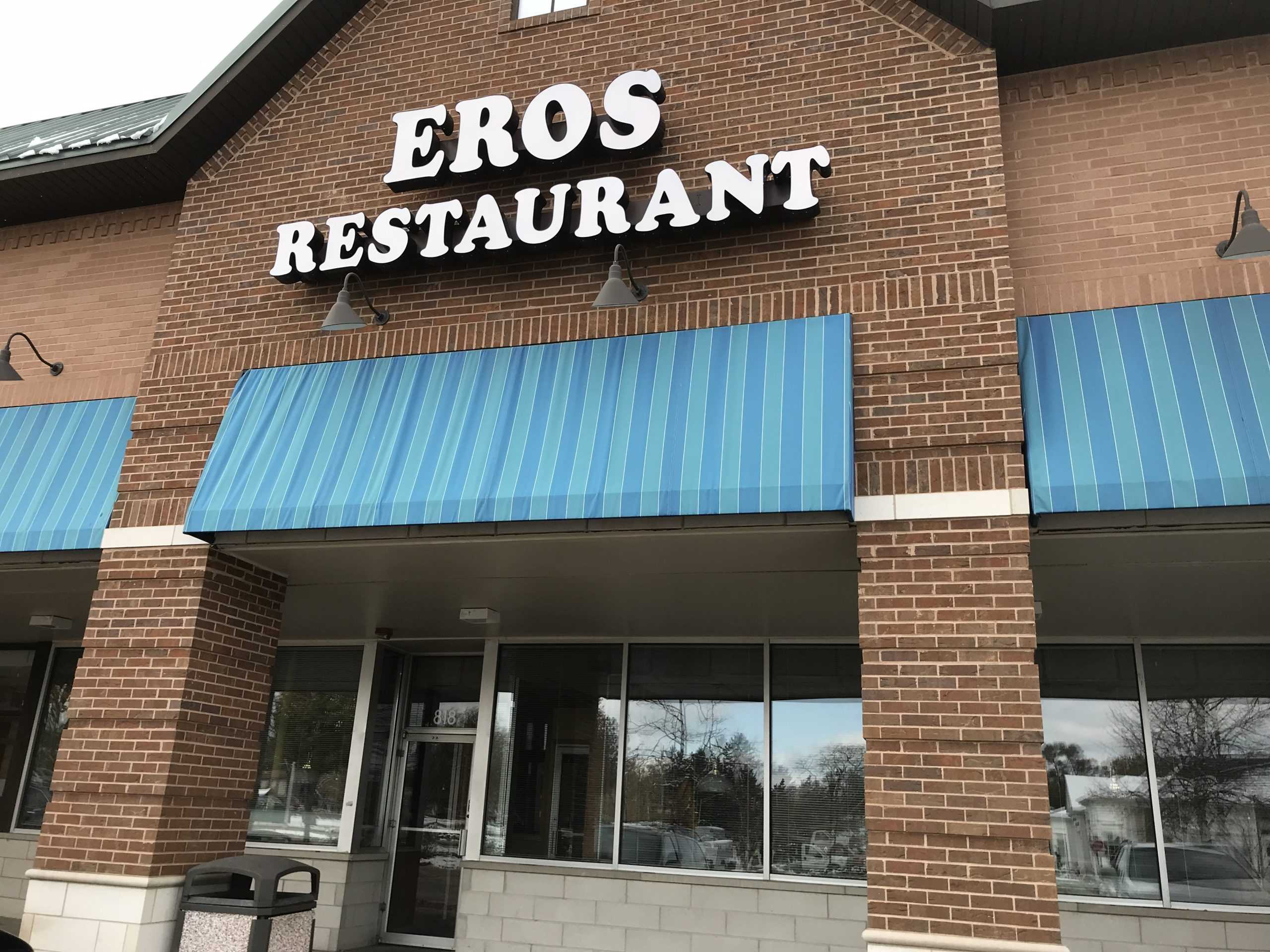 Local restaurant Eros closed