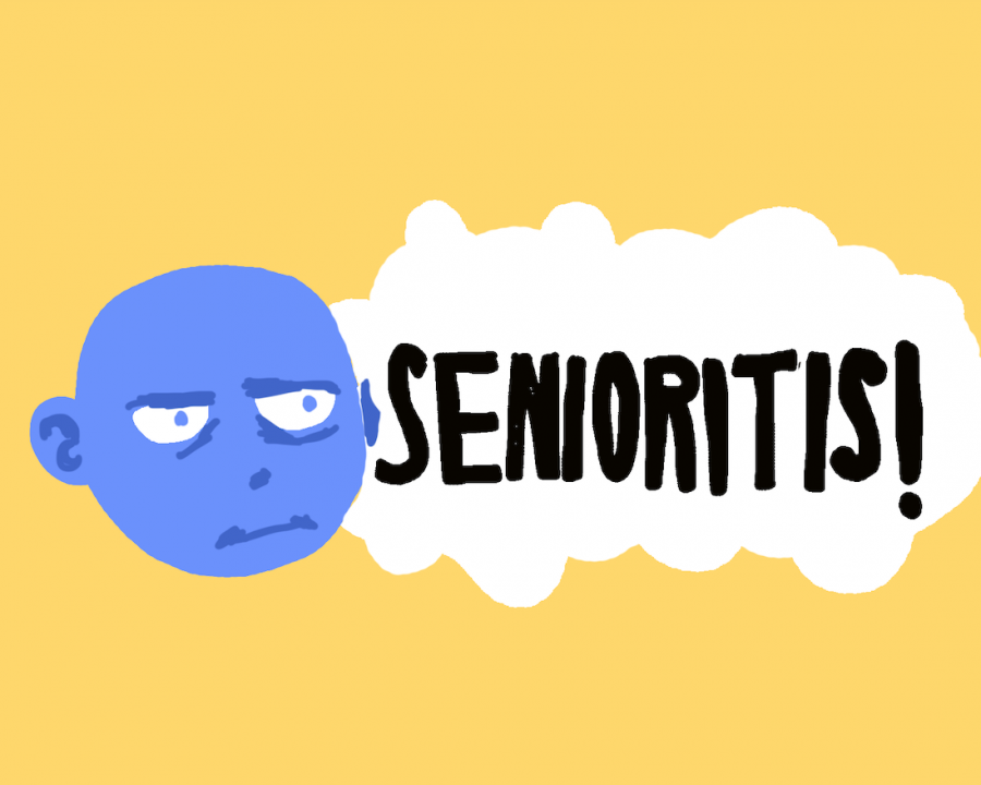 second-semester seniors succumb to senioritis