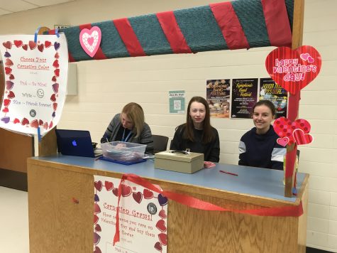 Carnations return, on sale during lunch hours