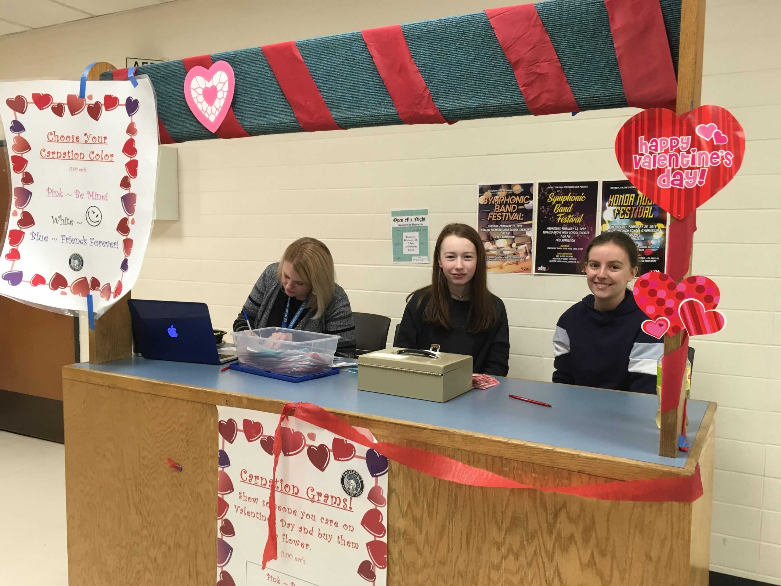 Carnations return, on sale during lunch hours