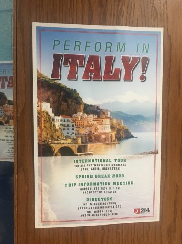 music program plans trip to italy