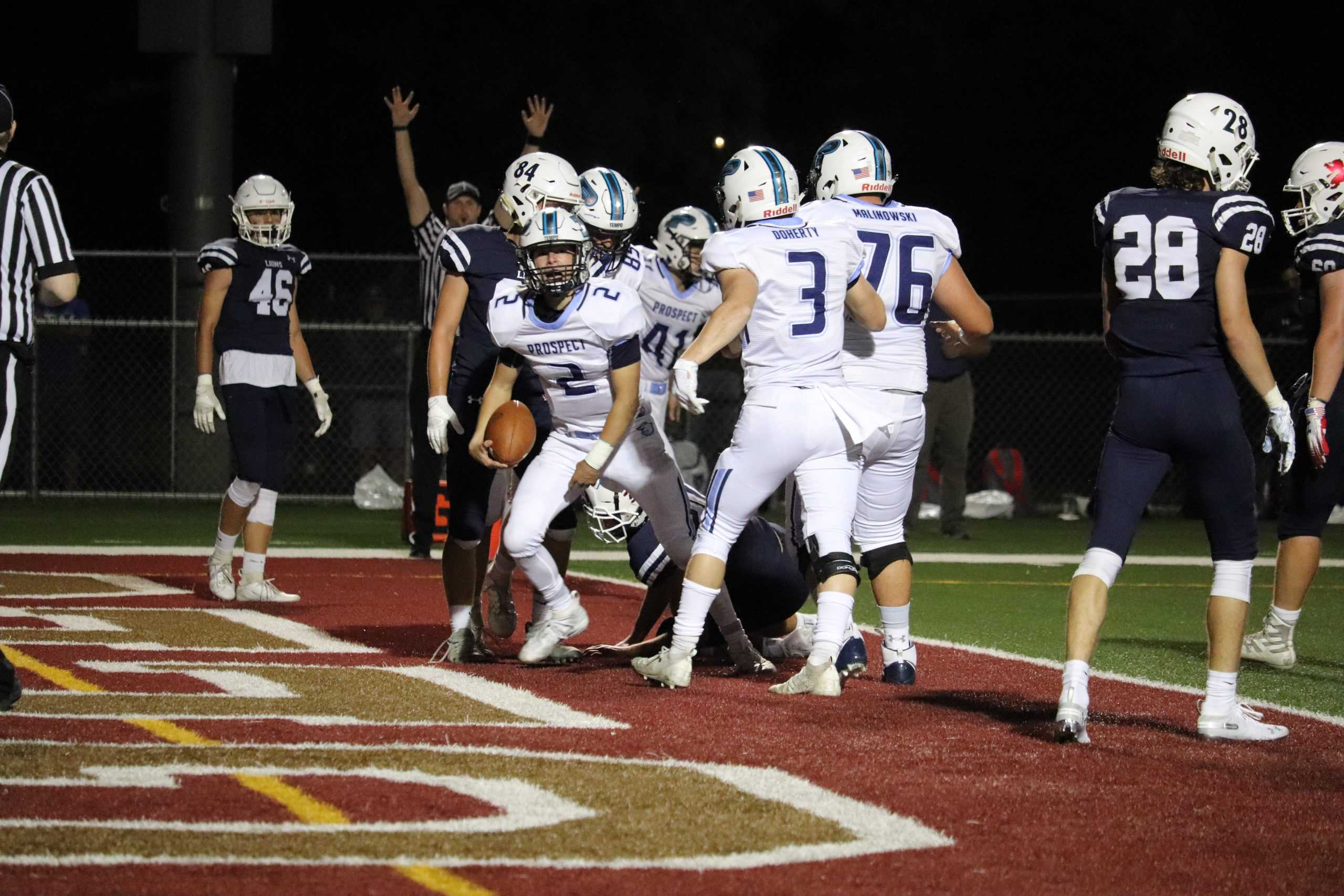 Football takes down St. Viator in season opener