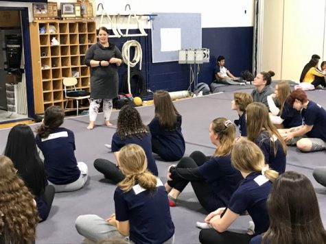 Tantillo teaches yoga, mindfulness to P.E classes