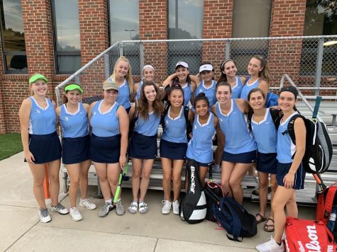 Girls Tennis Places Second at Conference Meet