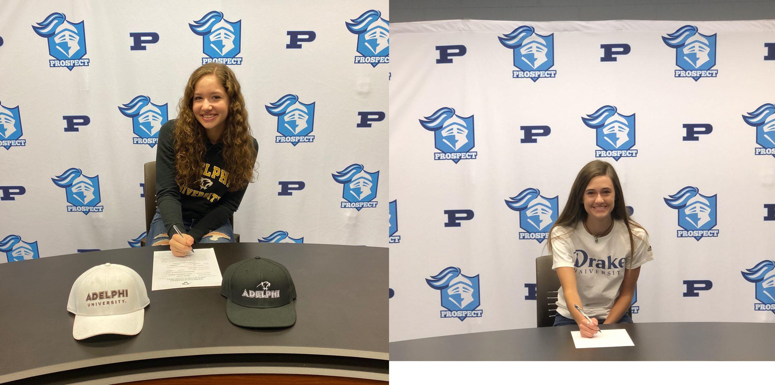 Two Seniors Sign National Letter of Intent