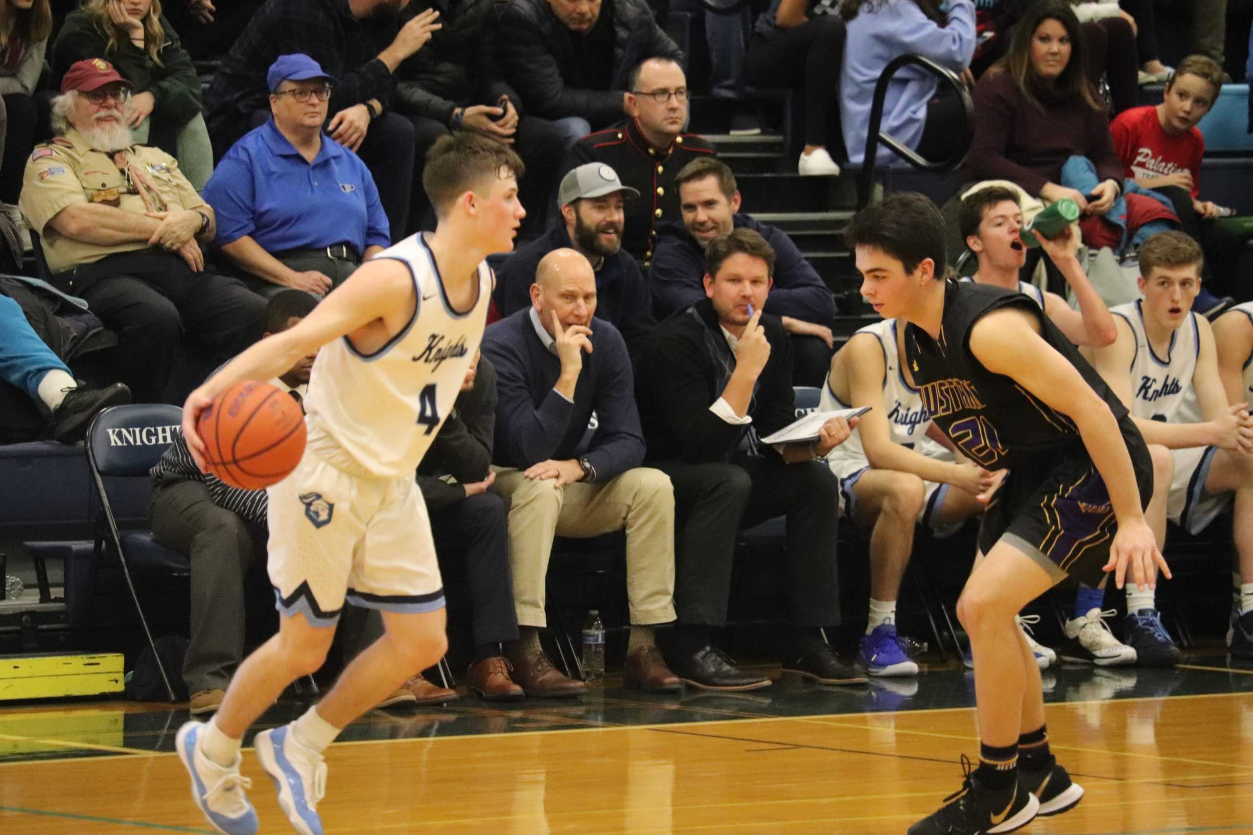 Boys Basketball comeback falls just short against Mustangs