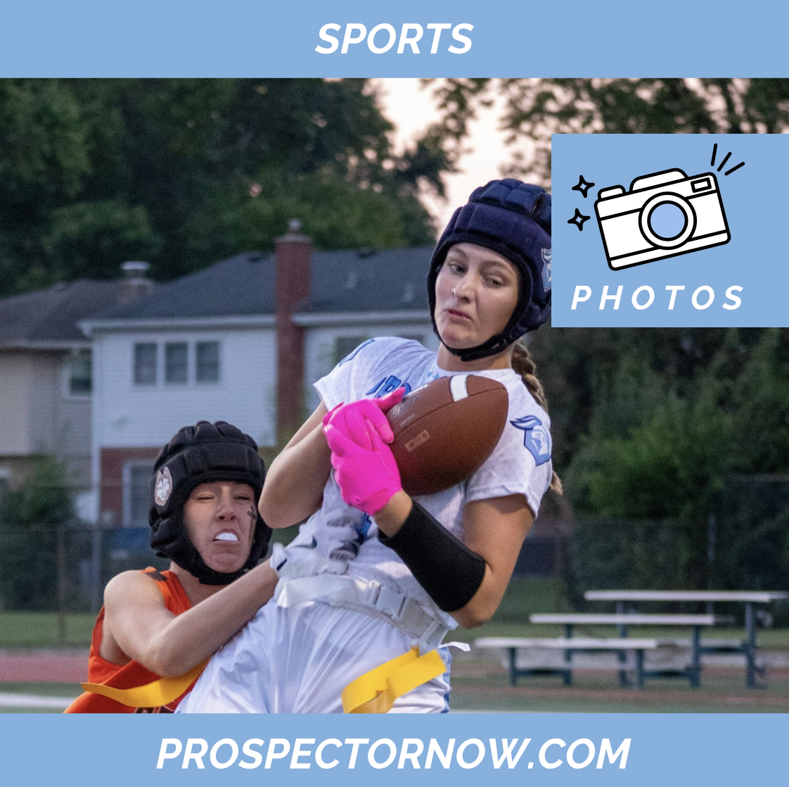Girls Varsity Flag Football vs Hersey
