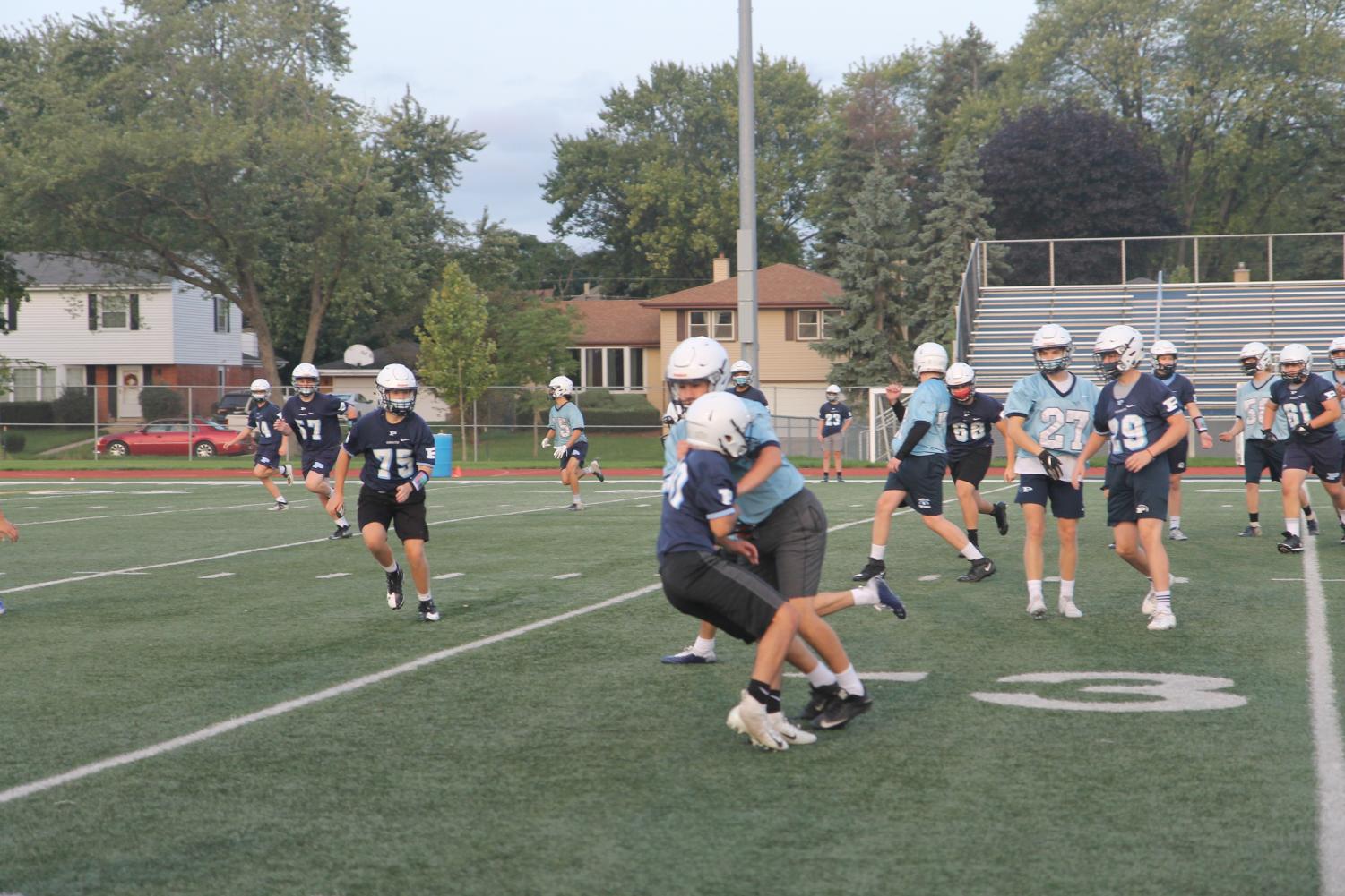 PHOTO ALBUM: FOOTBALL FALL CONTACT DAYS