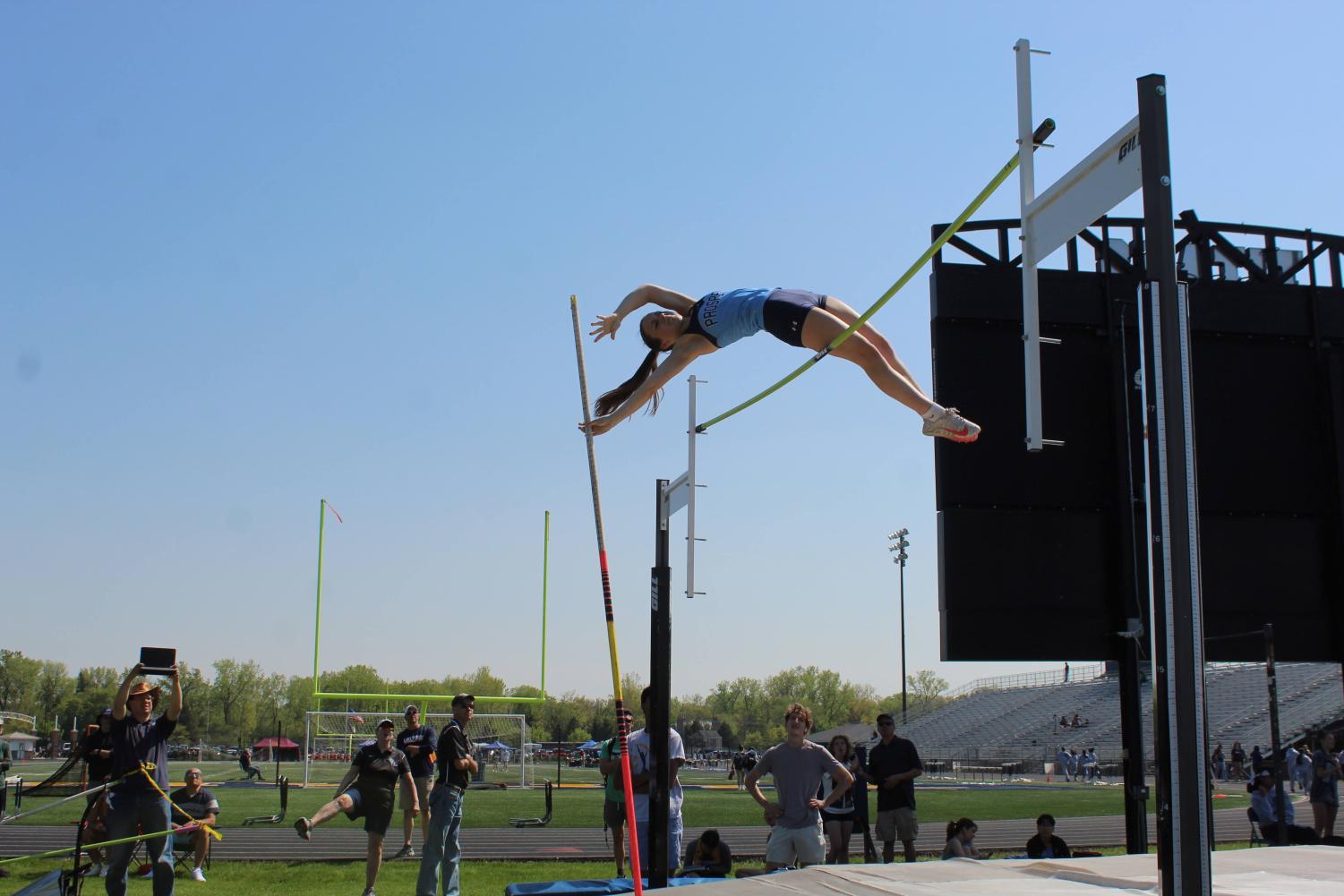 Girls track qualifies for state at sectionals