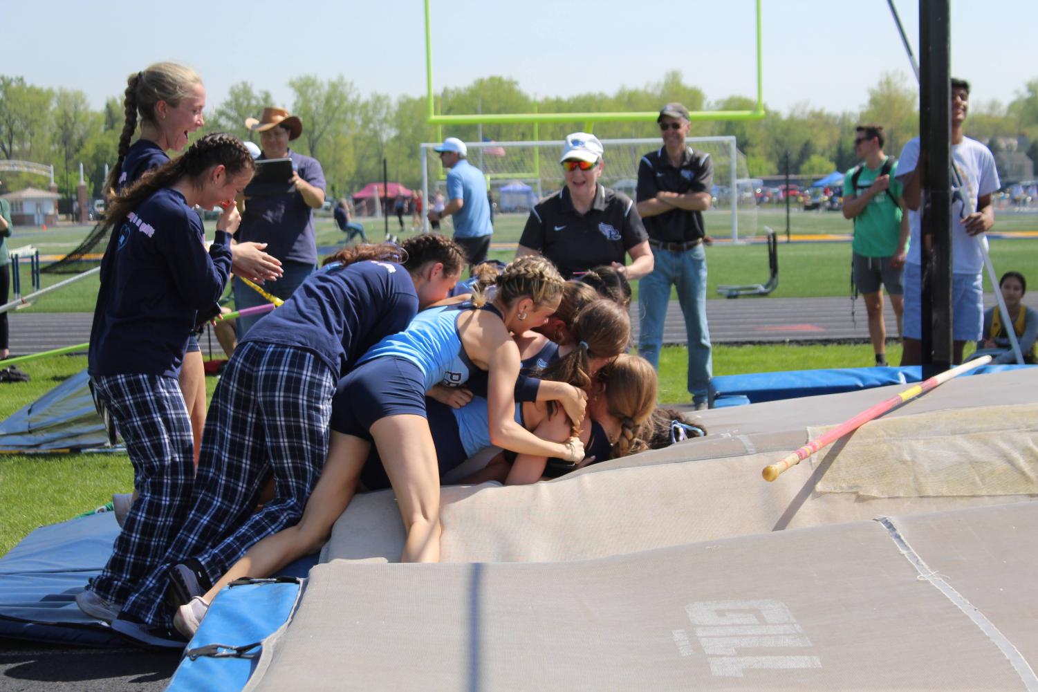 Girls track qualifies for state at sectionals
