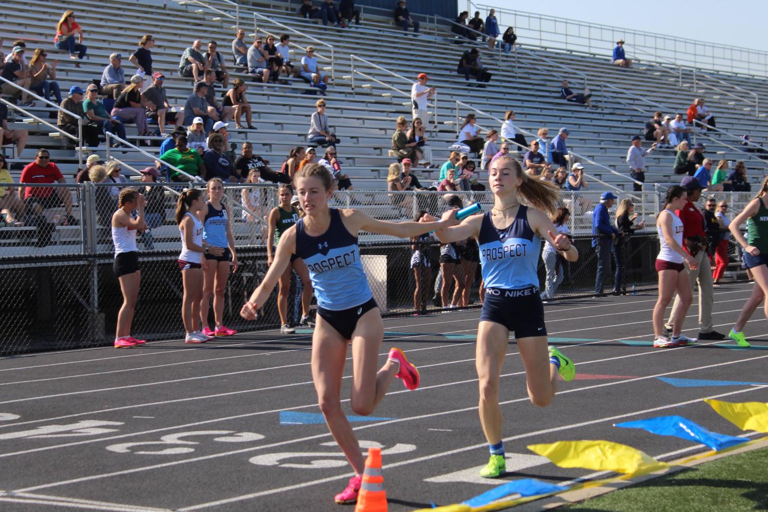 Girls track qualifies for state at sectionals