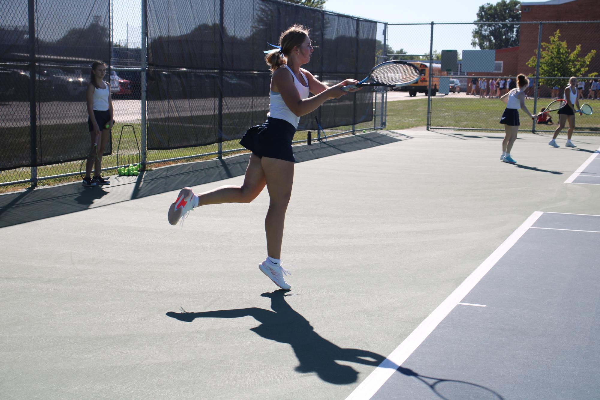 Lady Knights swing it with the GBN Spartans