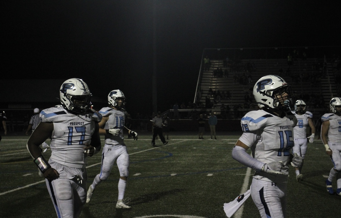 Prospect's student section cheered their way through the first away game of the season at Barrington