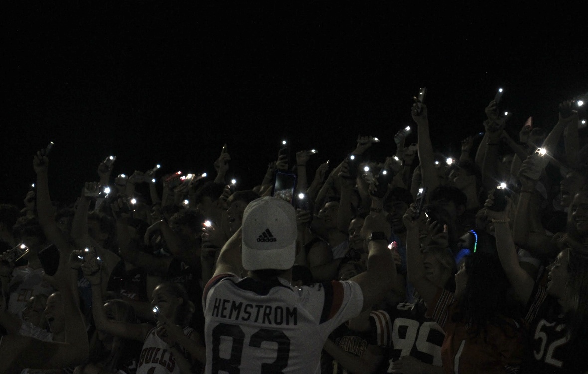 Prospect's student section cheered their way through the first away game of the season at Barrington