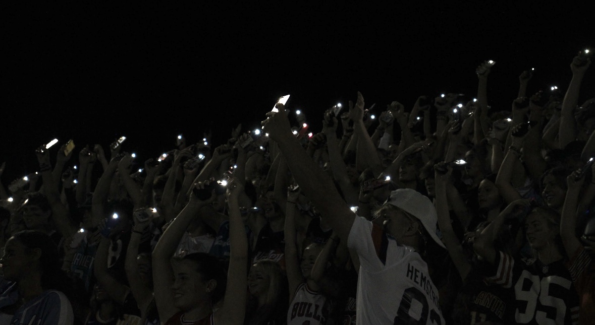 Prospect's student section cheered their way through the first away game of the season at Barrington