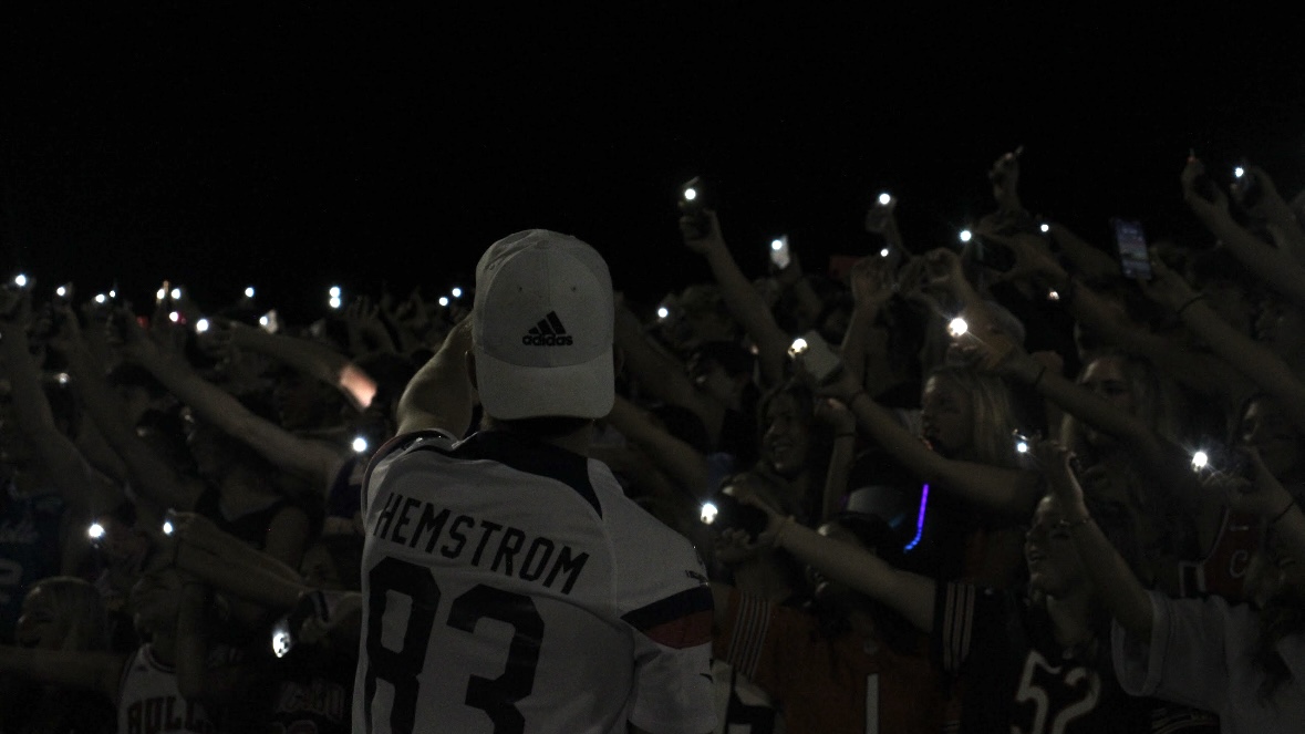 Prospect's student section cheered their way through the first away game of the season at Barrington