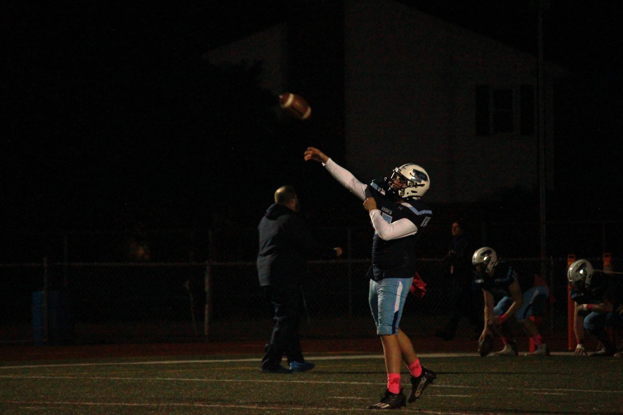 Knights soar to victory during last official season game