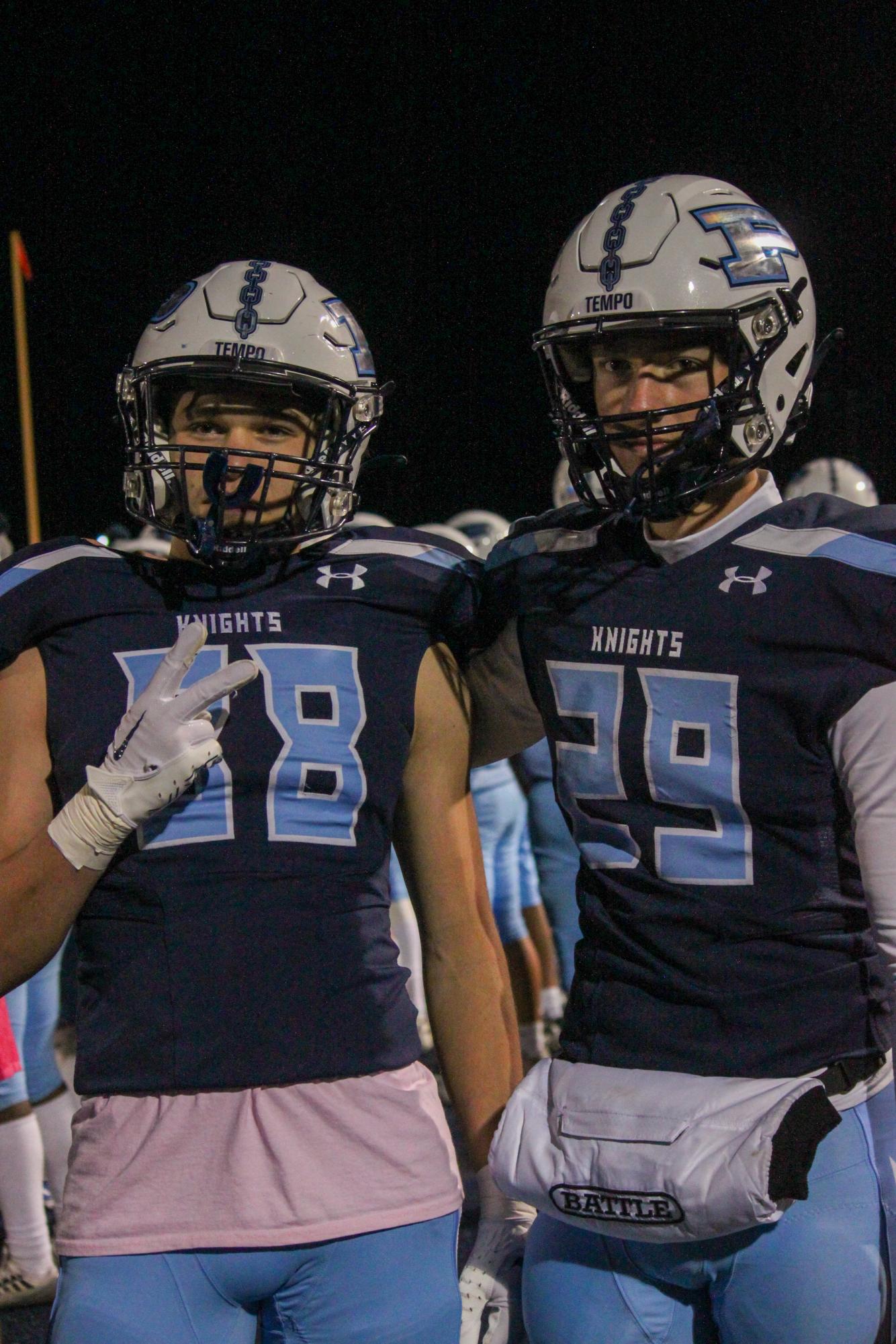 Knights soar to victory during last official season game