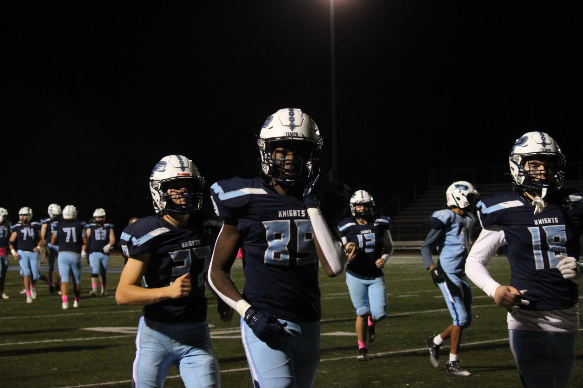 Knights soar to victory during last official season game