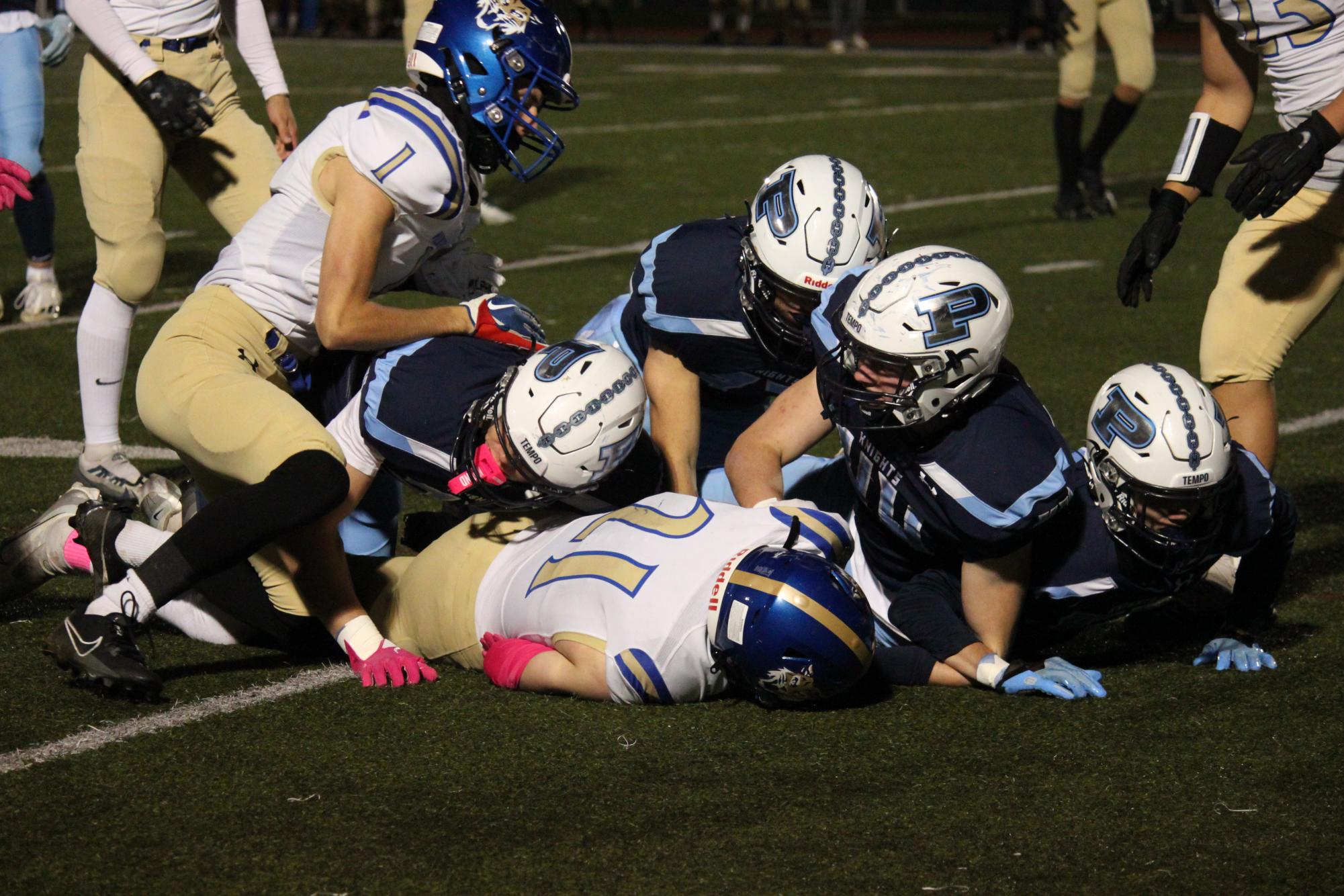 Knights soar to victory during last official season game