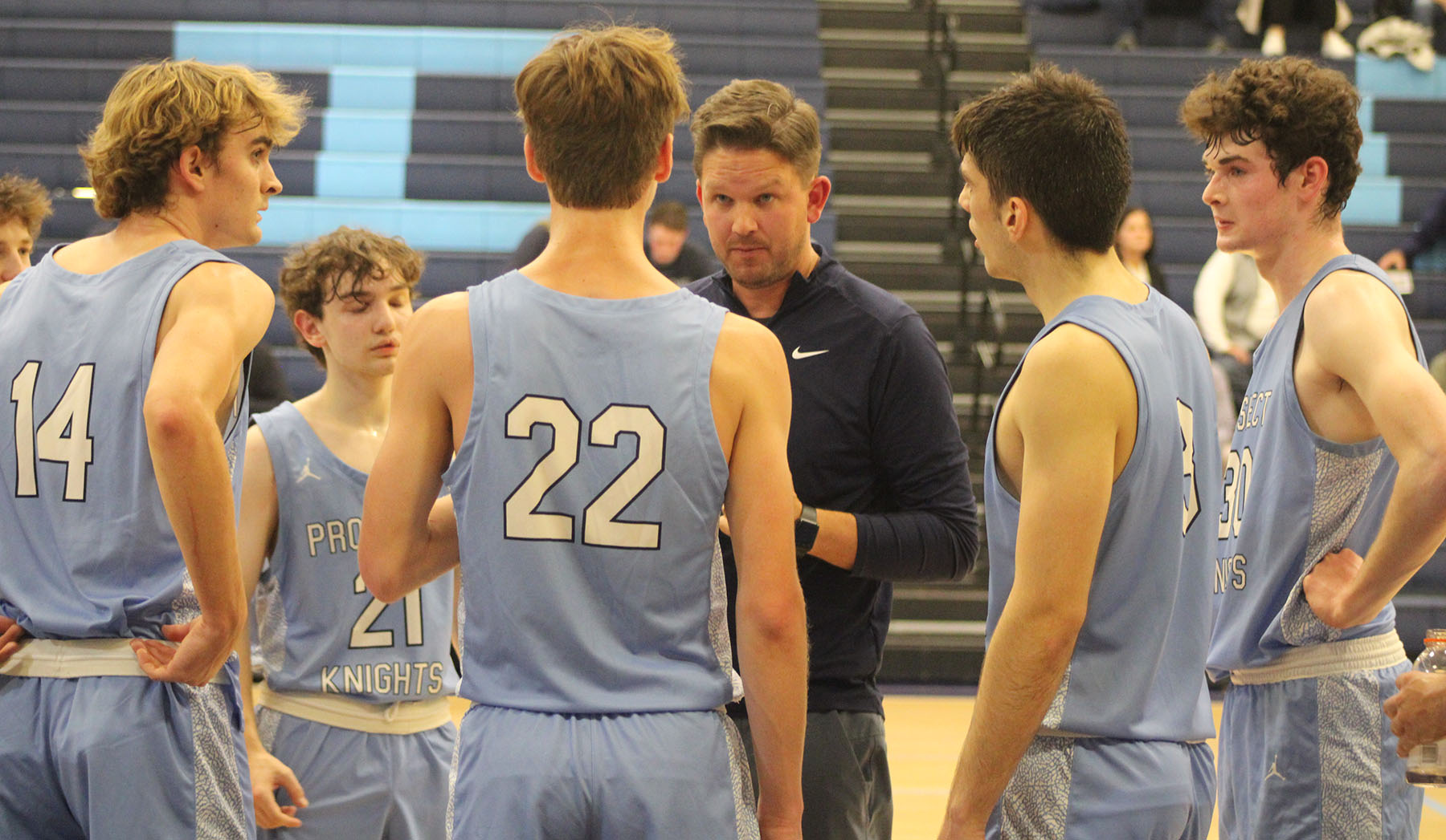 Prospect Boys Basketball starts of the season with Scrimmage Knight