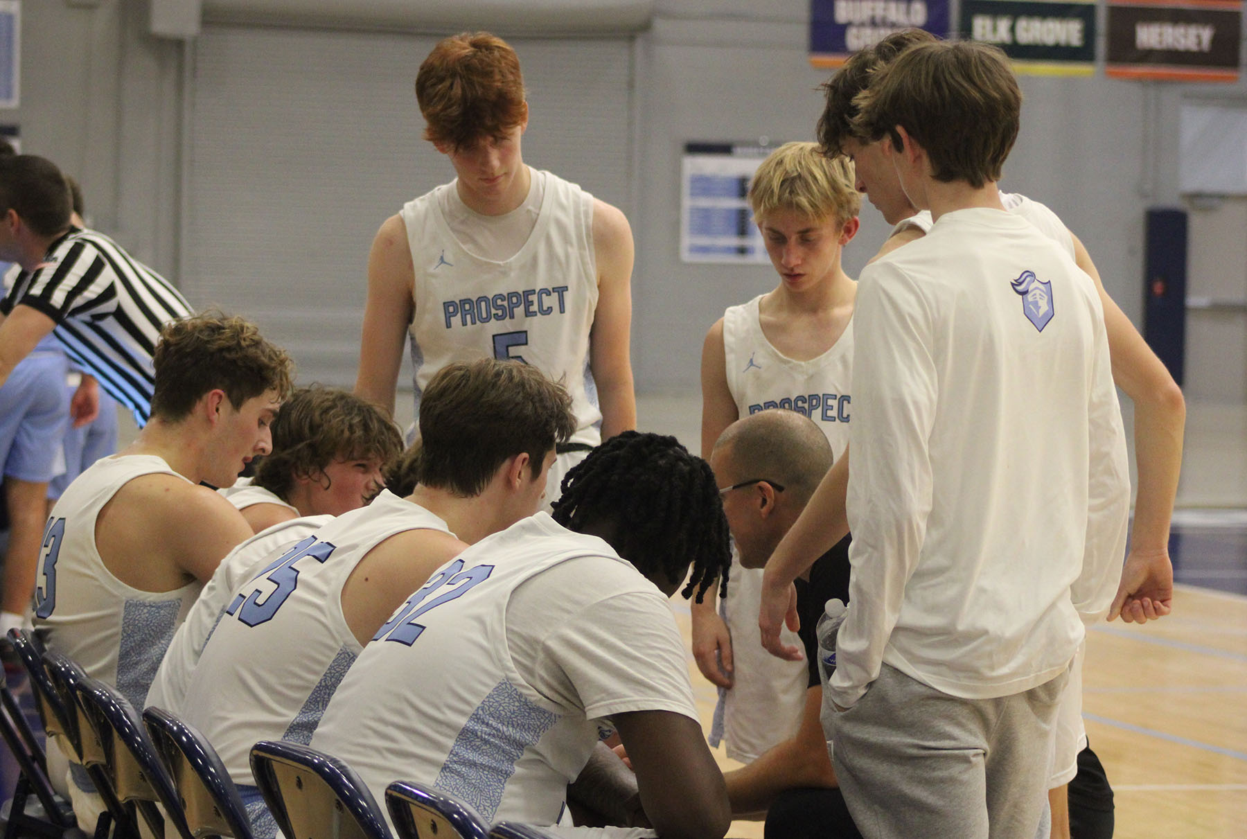 Prospect Boys Basketball starts of the season with Scrimmage Knight
