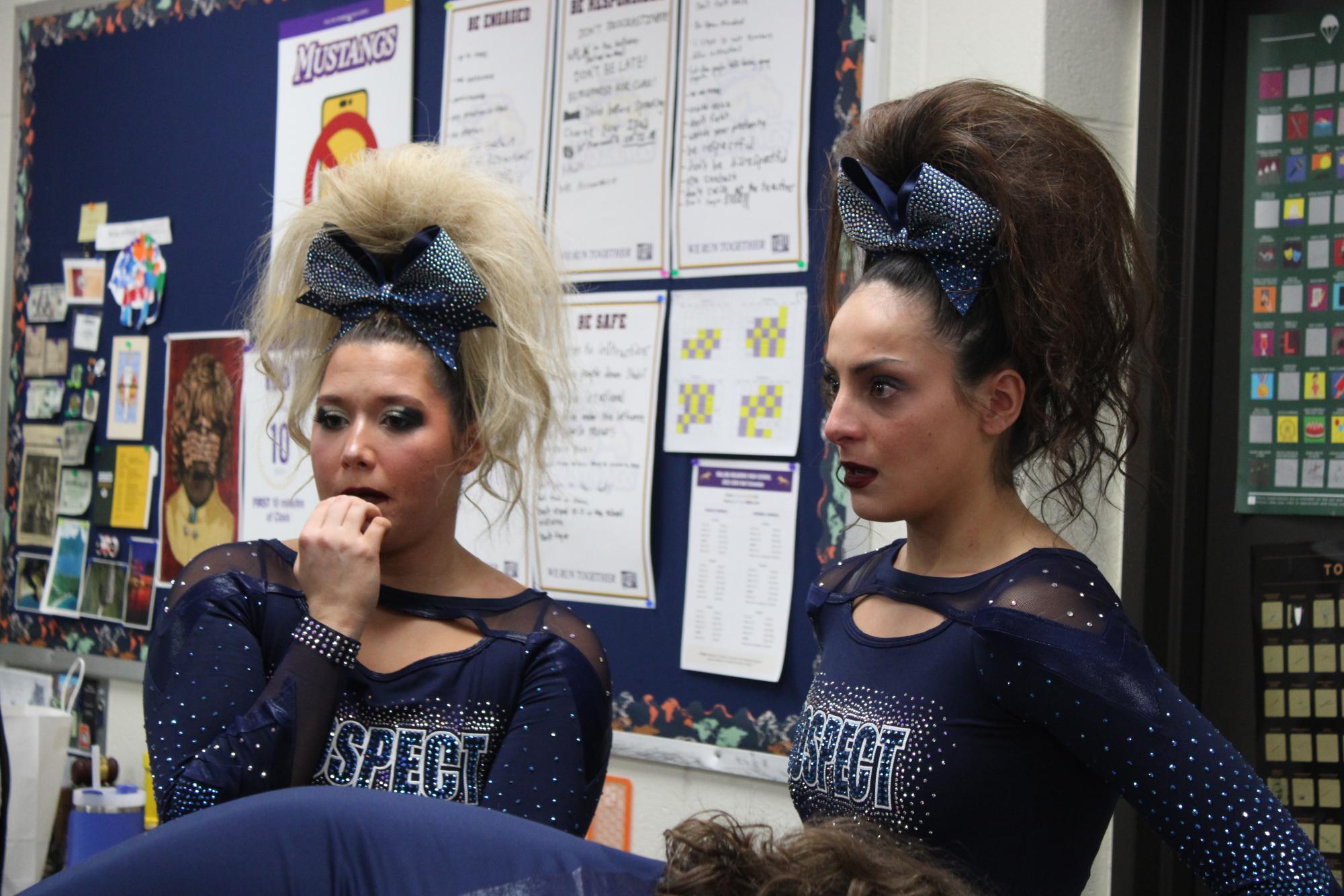 The Prospect Varsity Coed Cheer team at Sectionals