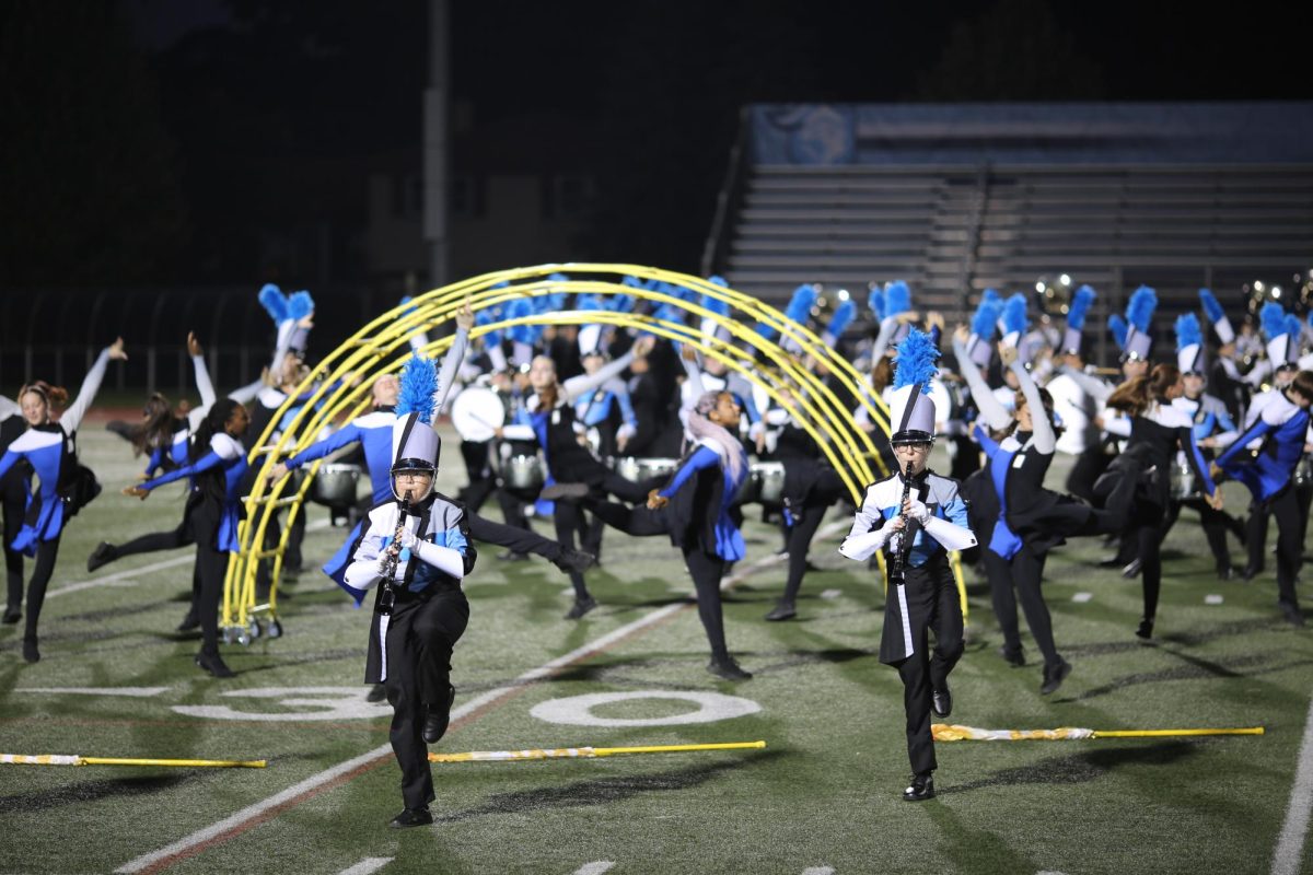 The band performs, for the first time in Gattas stadium this season, the PMK's show that they have been working hard on all summer.