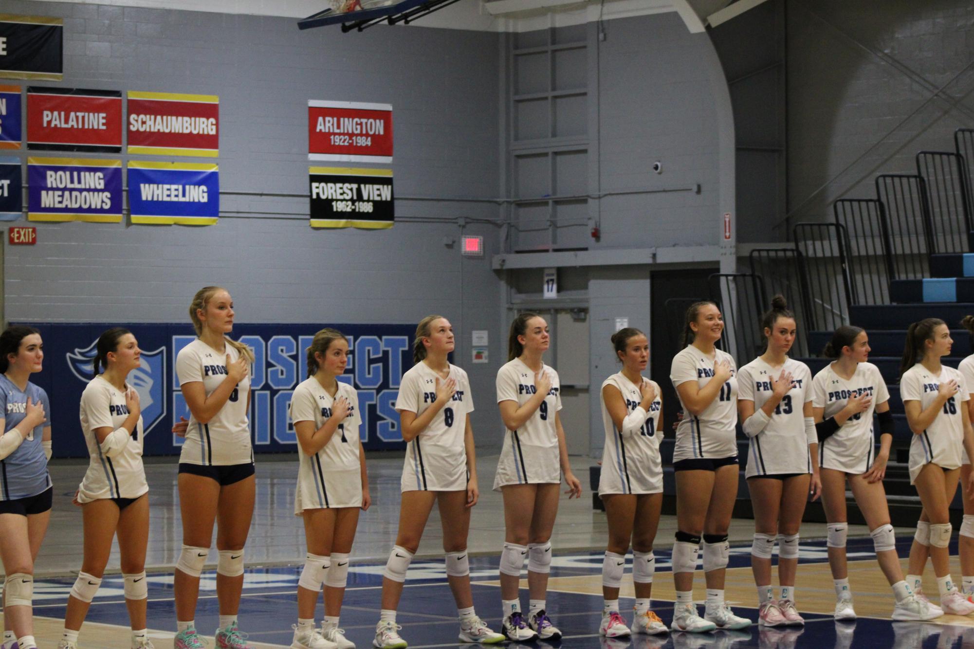 Girl's volleyball vs Hoffman Estates