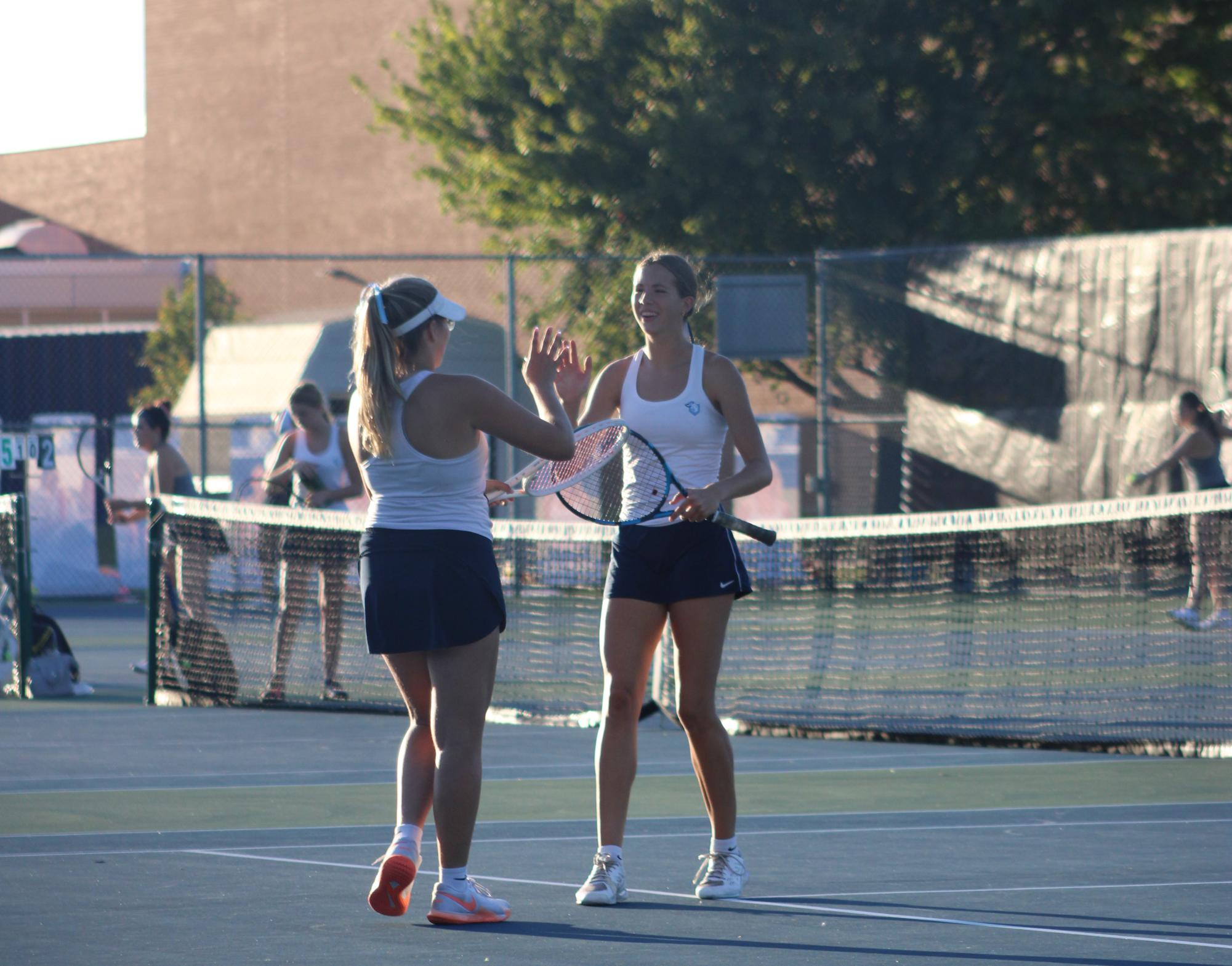 Girl's tennis celebrates senior night