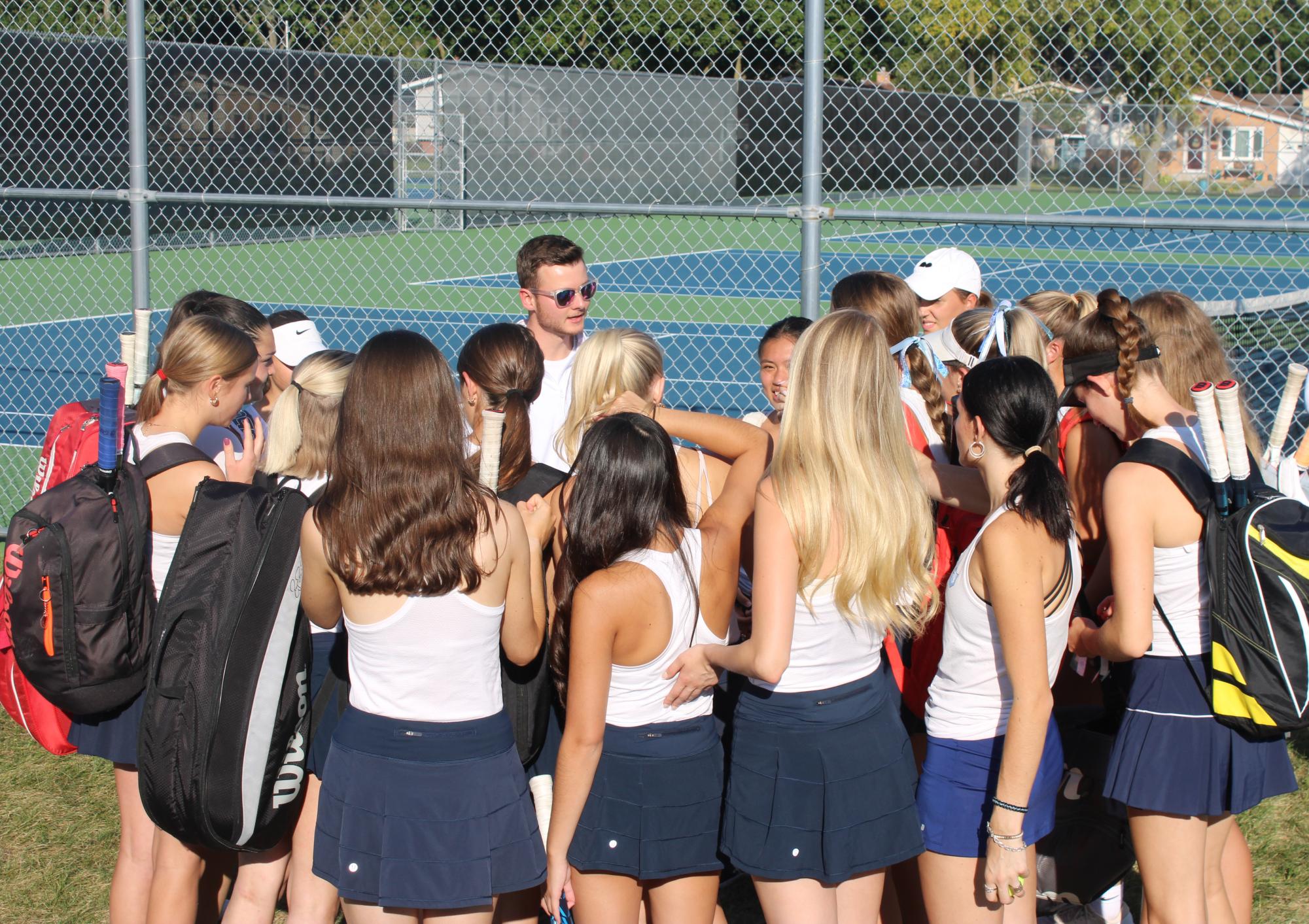 Girl's tennis celebrates senior night