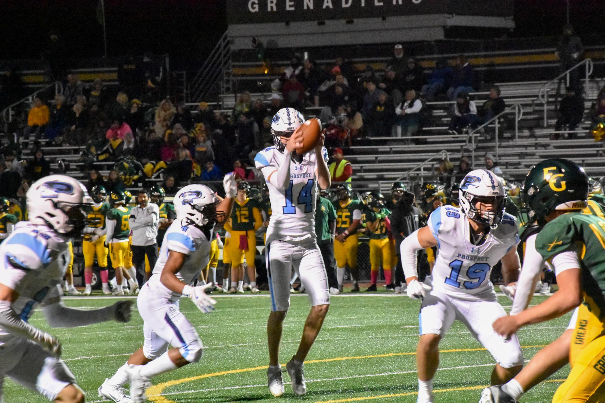 Knights beat Elk Grove 56-12.